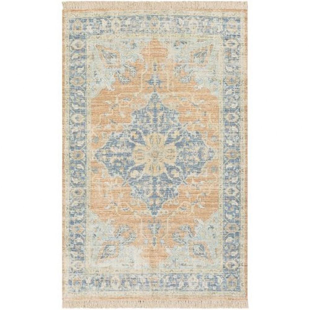 Surya ZAI2301-69 Zainab Handmade 6' x 9' Area Rug - Soft Boho Chic Living Room Carpet, Bedroom Decor, Home Office Floor Mat for Cozy Interior Design