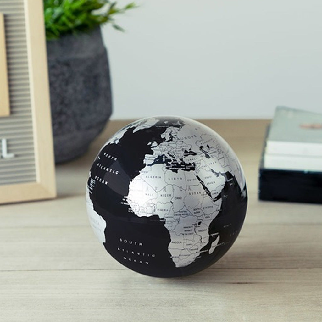 360° Rotating World Globe with Stand - Perfect for Home Decor, Office & Classroom Geography Learning - Interactive Educational Gift for Kids & Adults