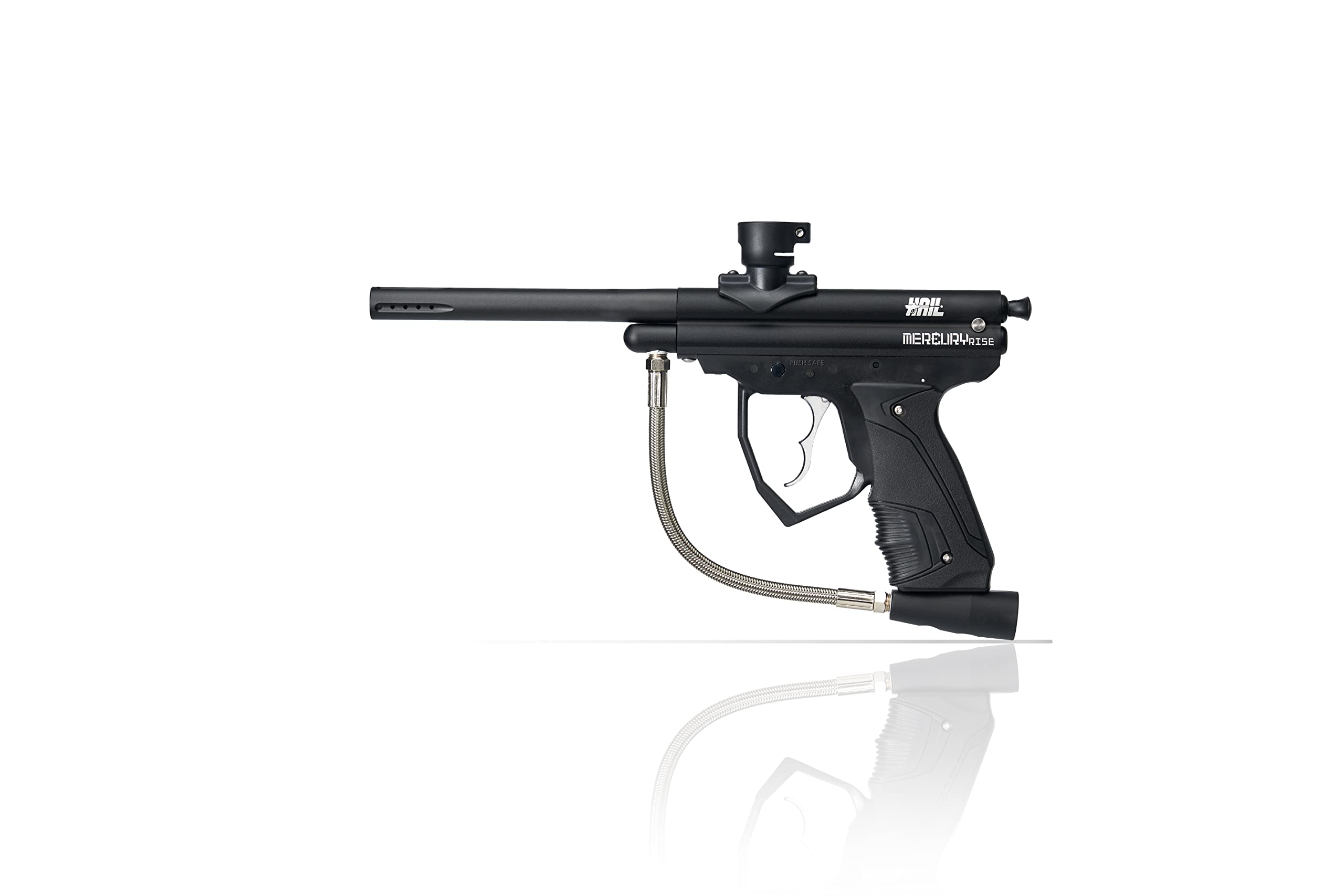 Mercury Rise Hail Semi Auto .50 Caliber Paintball Gun Marker with Loader - High Performance Paintball Equipment for Outdoor Games, Team Sports & Tactical Training