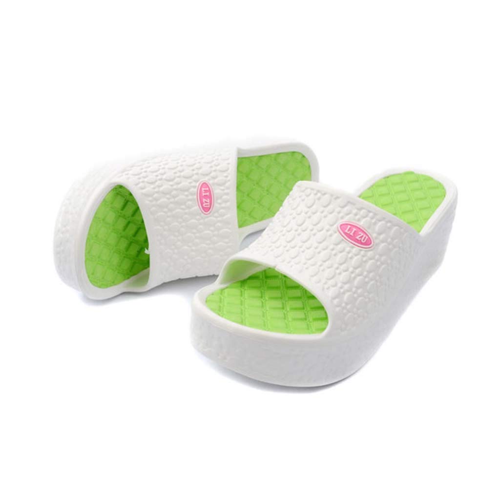 Comfortable Women's Summer Sandals with Thick Platform Soles - Fashionable Beach Wedge Shoes with Holes for Outdoor Walking, Vacation & Casual Wear