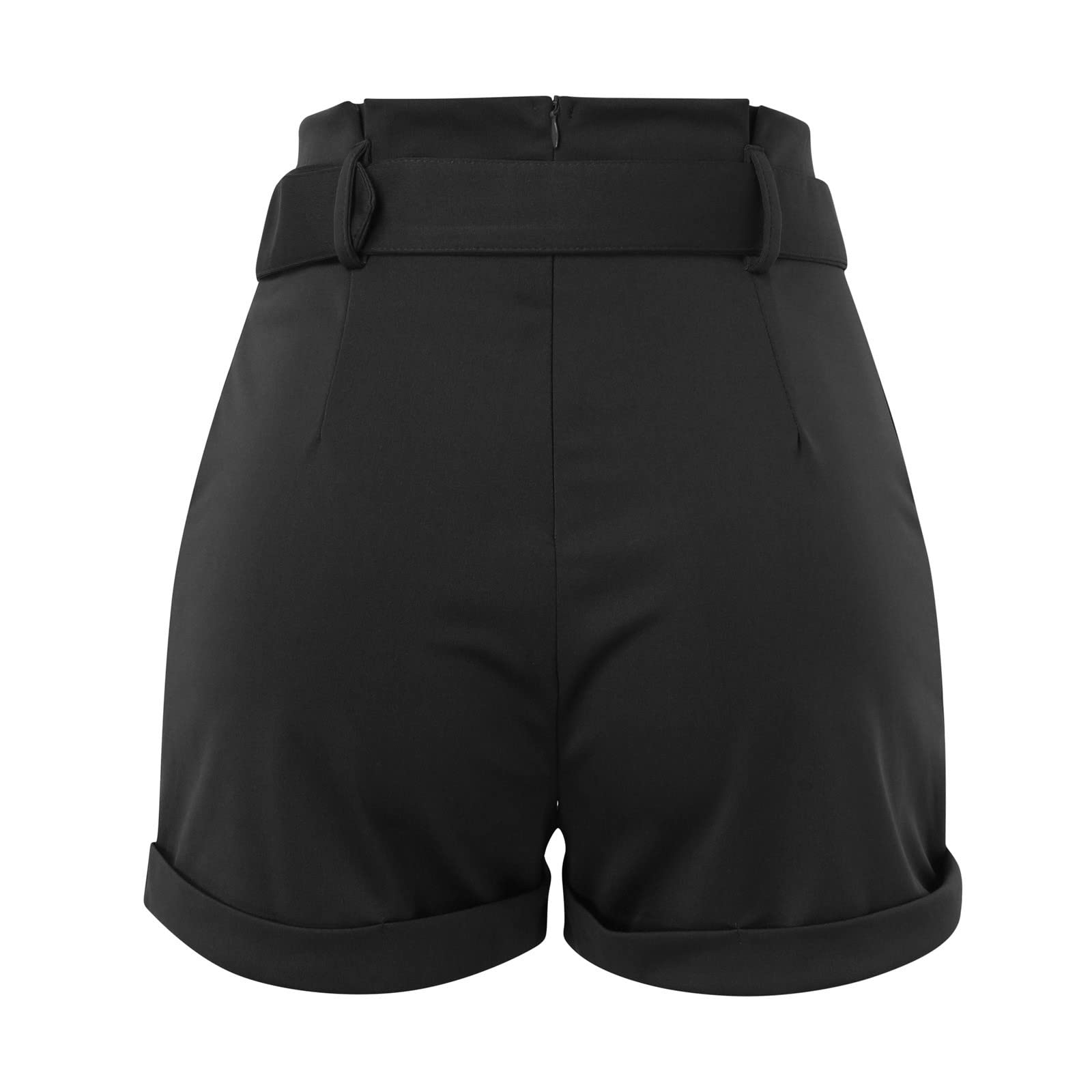 Rvidbe Women's 2-Piece Outfit Set - Sleeveless Shirt & Shorts | Summer Tropical Workwear | Dressy Casual Short Sets for Women | 2023 Fashion Trend | Perfect for Office, Beach Vacations & Weekend Outings