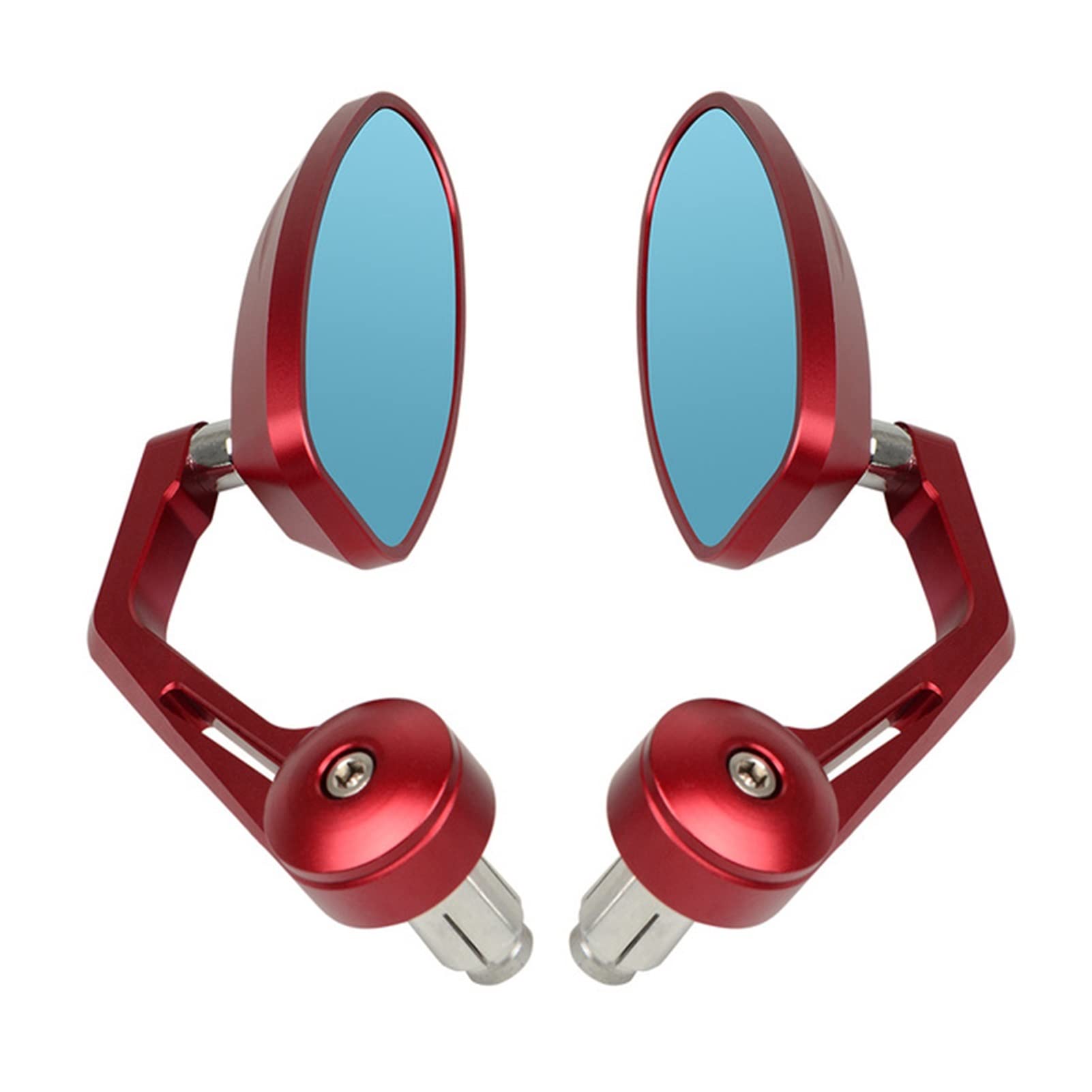 LKSN Universal Motorcycle Side Rear View Mirror for Honda GROM MSX125 MSX125 PCX125 PCX150 - Durable Adjustable Safety Mirror for Street Bikes & Scooters - Perfect for Commuting, Touring & Urban Riding