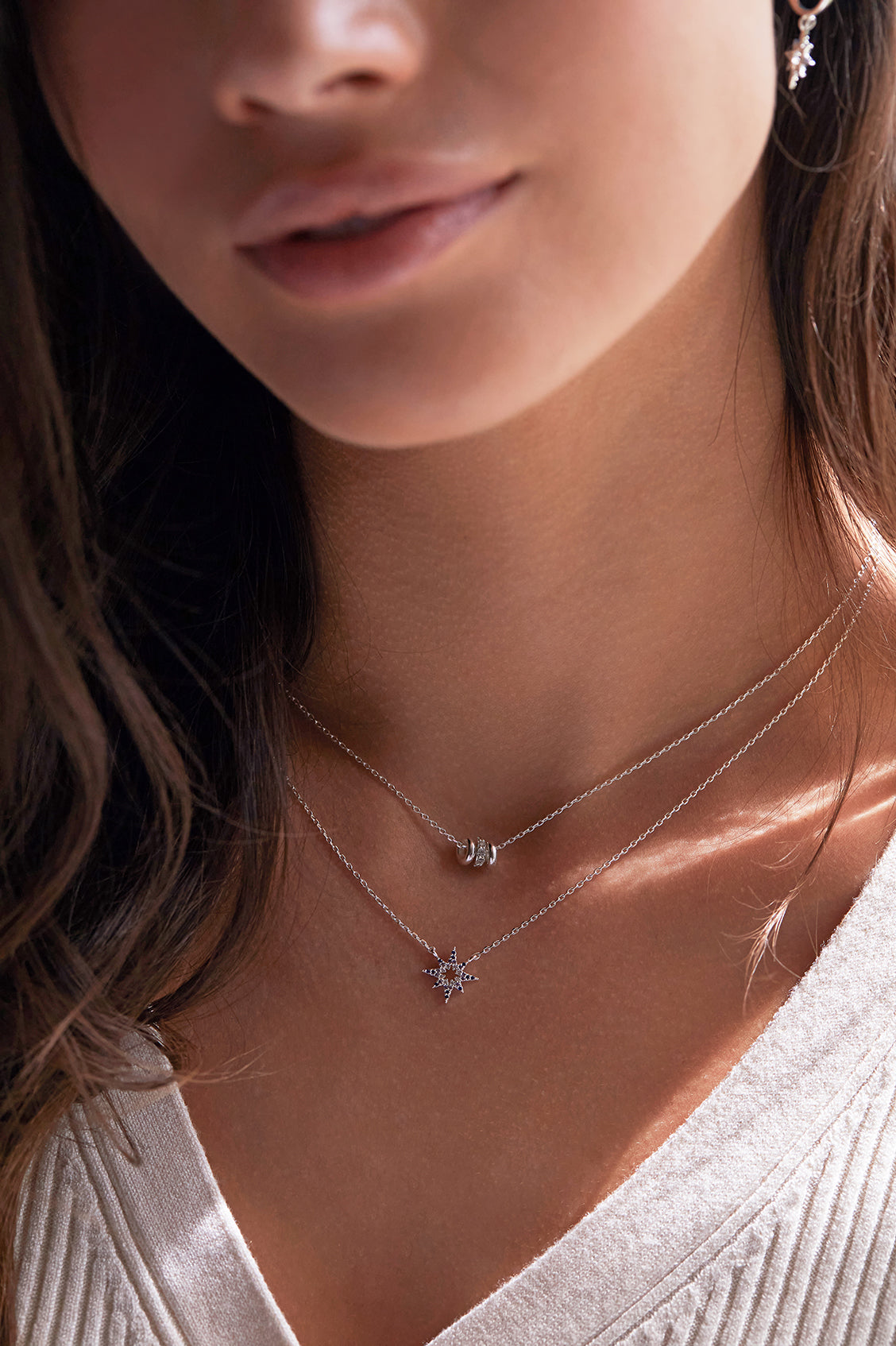 North Star Necklace for Women - Elegant Silver Pendant with Chain - Perfect for Gift Giving, Daily Wear & Special Occasions