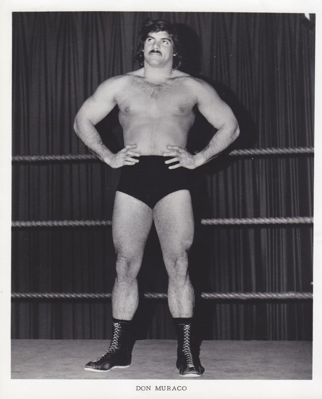 Vintage 1970s AWA Don Muraco Wrestling Promo Photo - Collectible Memorabilia for Wrestling Fans & Retro Sports Enthusiasts - Perfect for Man Cave, Sports Bar Decor, or Gift for Wrestling Collectors