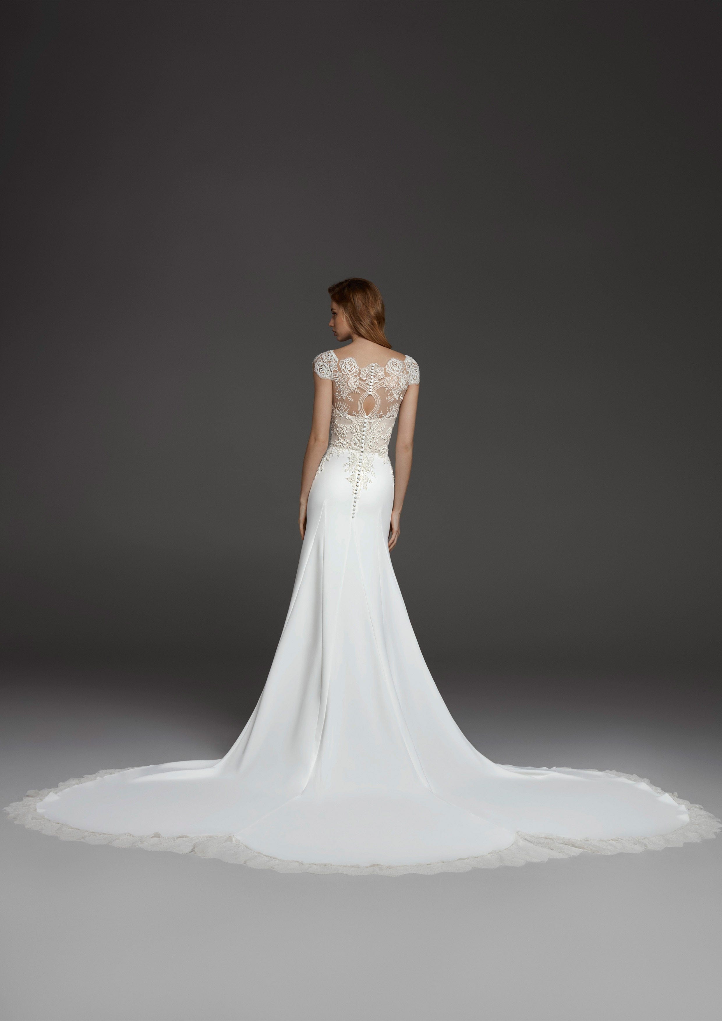 Atelier Pronovias Claudia Wedding Dress - Size 12 | Elegant Bridal Gown for Church Ceremony & Beach Weddings