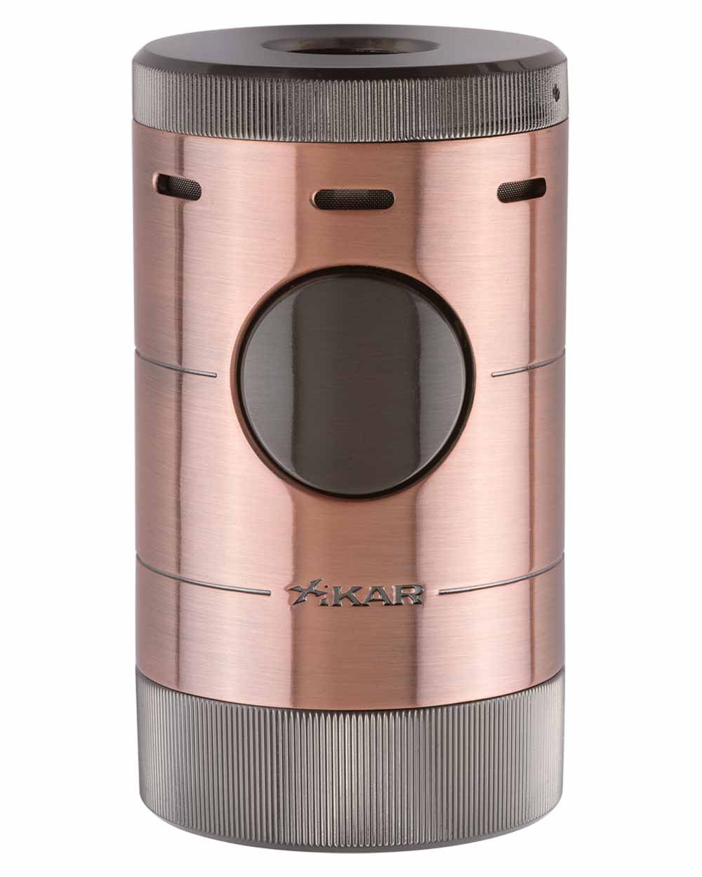 Volta Quad Flame Tabletop Cigar Lighter - Bronze Windproof Butane Torch Lighter with Gift Box & Warranty - Perfect for Cigar Aficionados, Outdoor Smoking, and Luxury Gifts