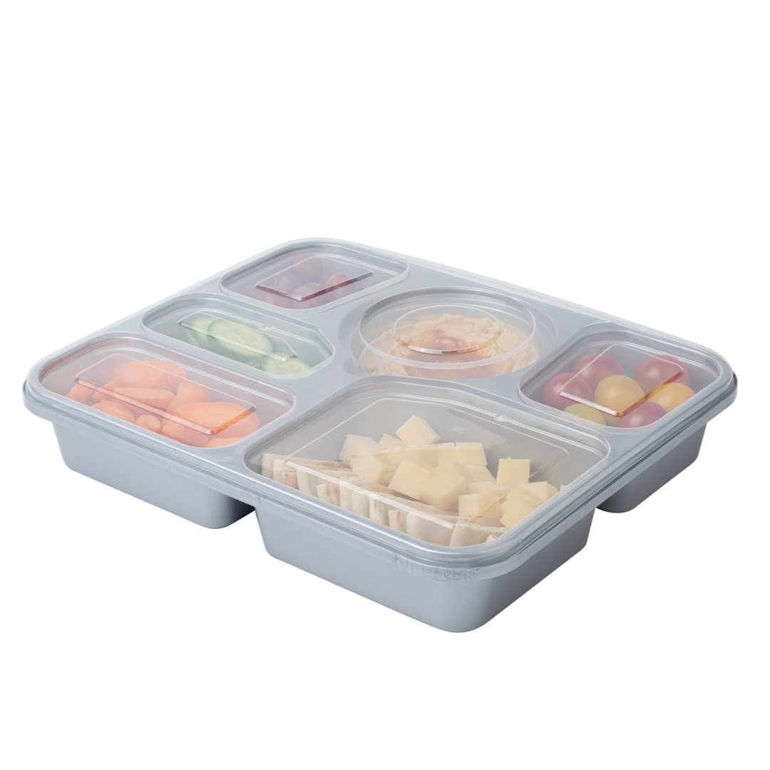 Restaurantware Futura 50.7oz Meal Prep Containers with Lids - 100 Pack Tamper-Evident Microwavable Disposable Plastic Food Storage Containers for Takeout, Lunches & Meal Prepping - BPA-Free, Leak-Proof (Ideal for Restaurants, Catering & Home Meal Prep)