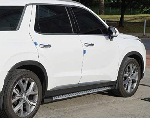 2020-2025 Hyundai Palisade Side Steps Running Boards with Mud Flaps - No Drill Installation for Easy Access & Off-Road Protection | Perfect for SUVs, Trucks & Outdoor Adventures