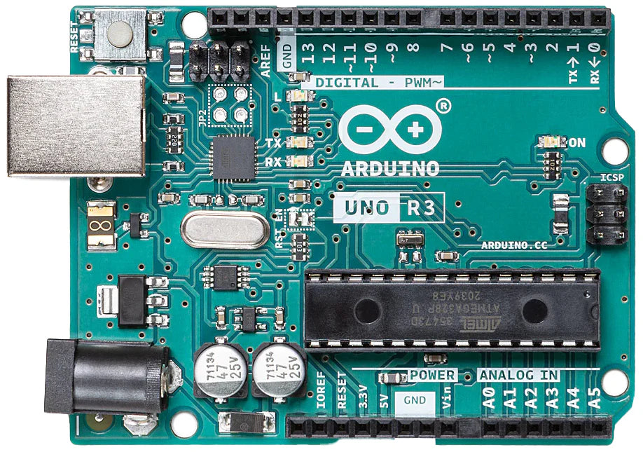 Arduino Uno Rev3 Microcontroller Board - Programmable Development Kit for DIY Electronics Projects | STEM Learning, Robotics & Home Automation
