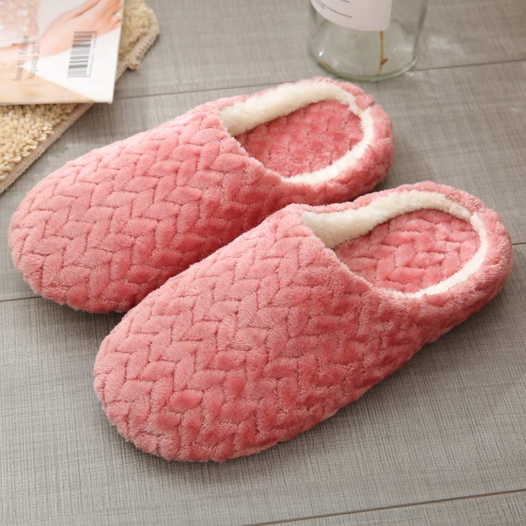 Women's Fluffy Slippers - Cozy Warm Soft Indoor/Outdoor House Shoes with Anti-Slip Sole for Winter Comfort | Perfect for Lounging at Home, Running Errands & Cold Weather Wear