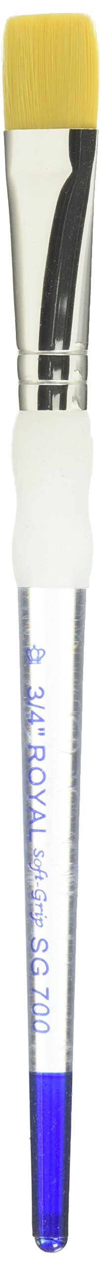 Royal & Langnickel Soft-Grip Golden Taklon Glaze Wash Brush - 3/4