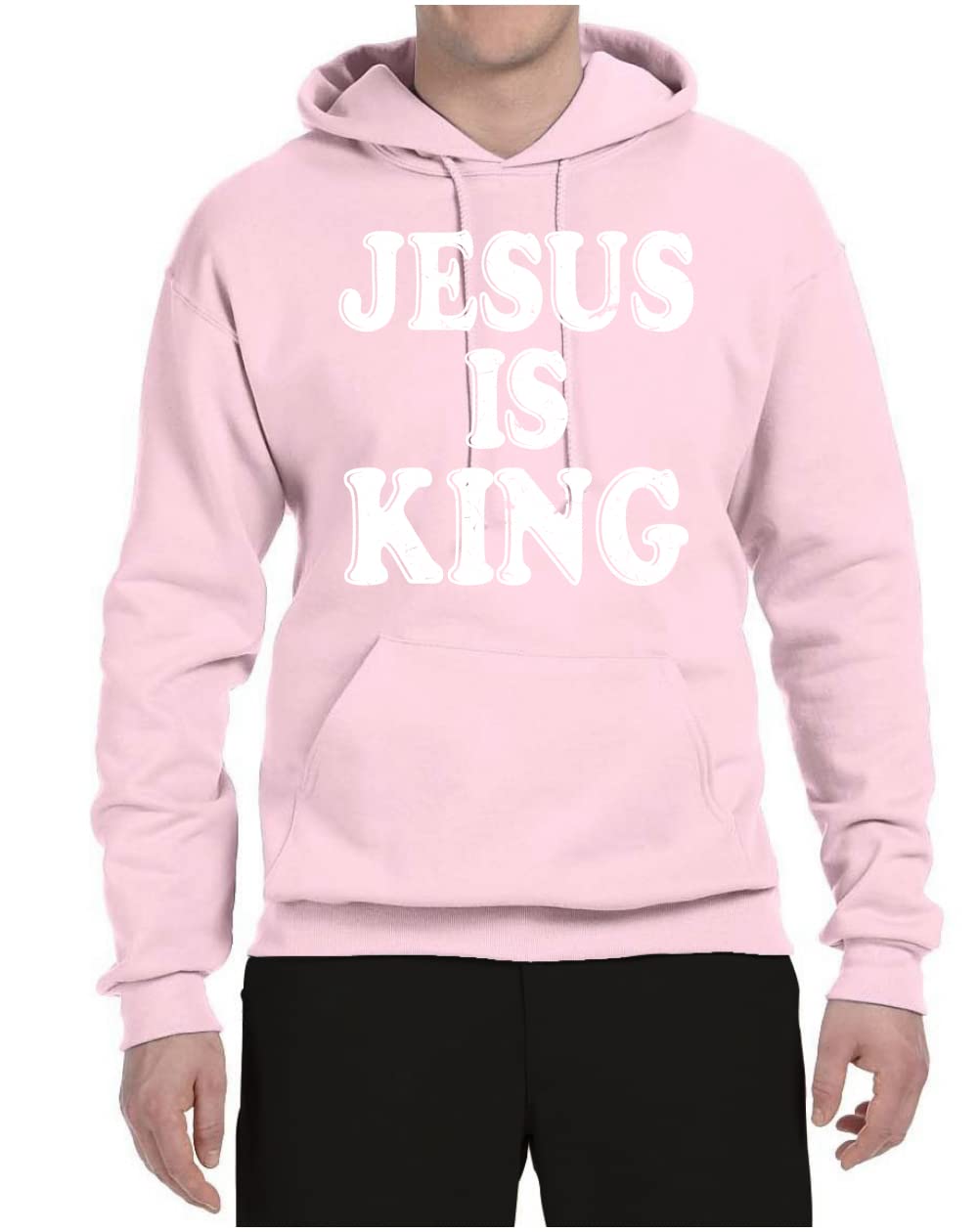 Jesus Is King Hoodie - Christian Graphic Sweatshirt for Worship & Daily Wear
