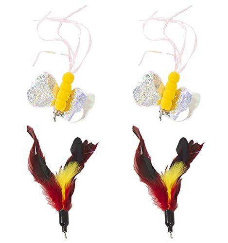 Replacement (Butterfly x 2 + Feather x2)