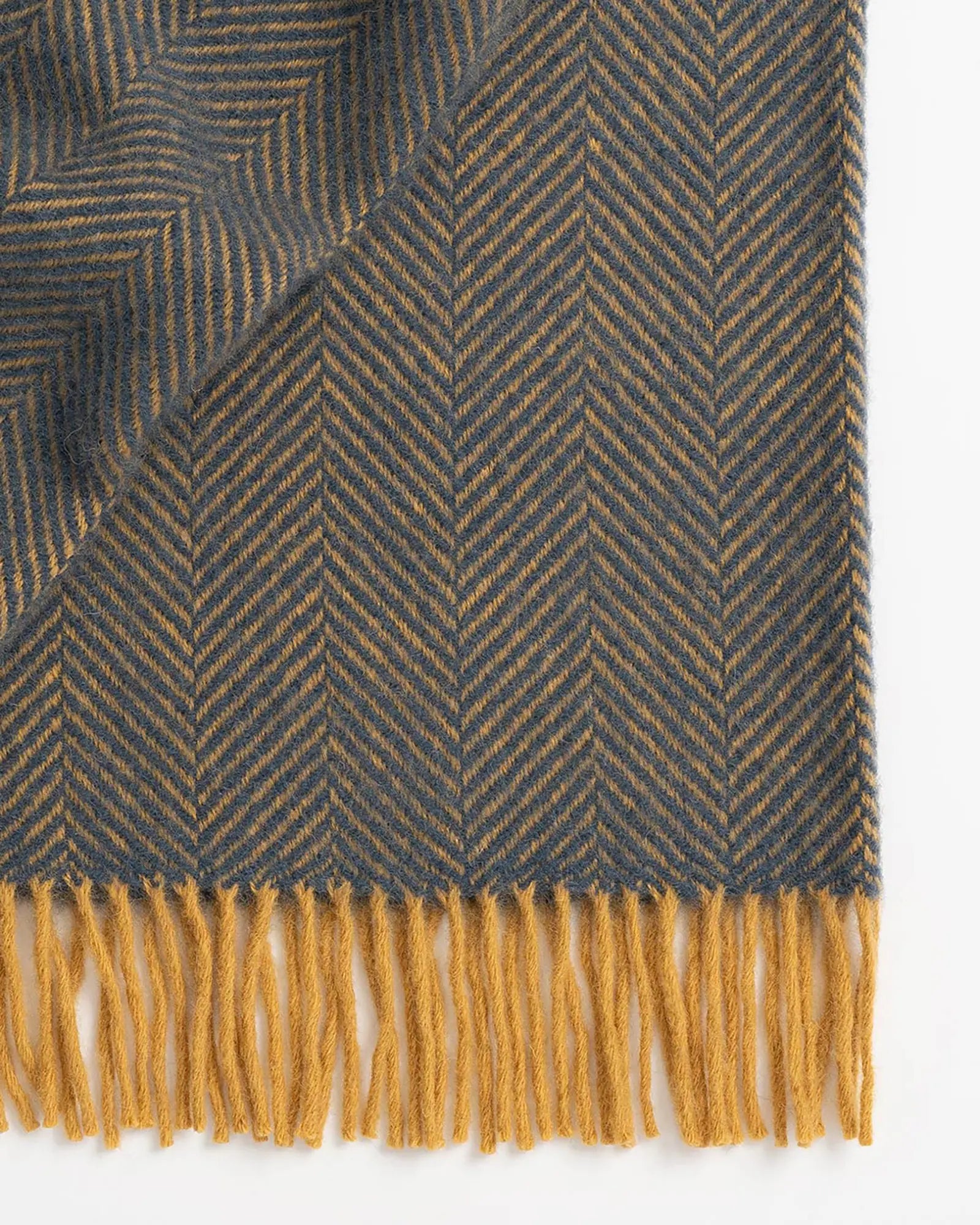 Lerwick Navy Blue Throw Blanket - Soft & Cozy Knit Blanket for Couch, Bed, or Travel - Perfect for Home Decor, Gifts, and Relaxation