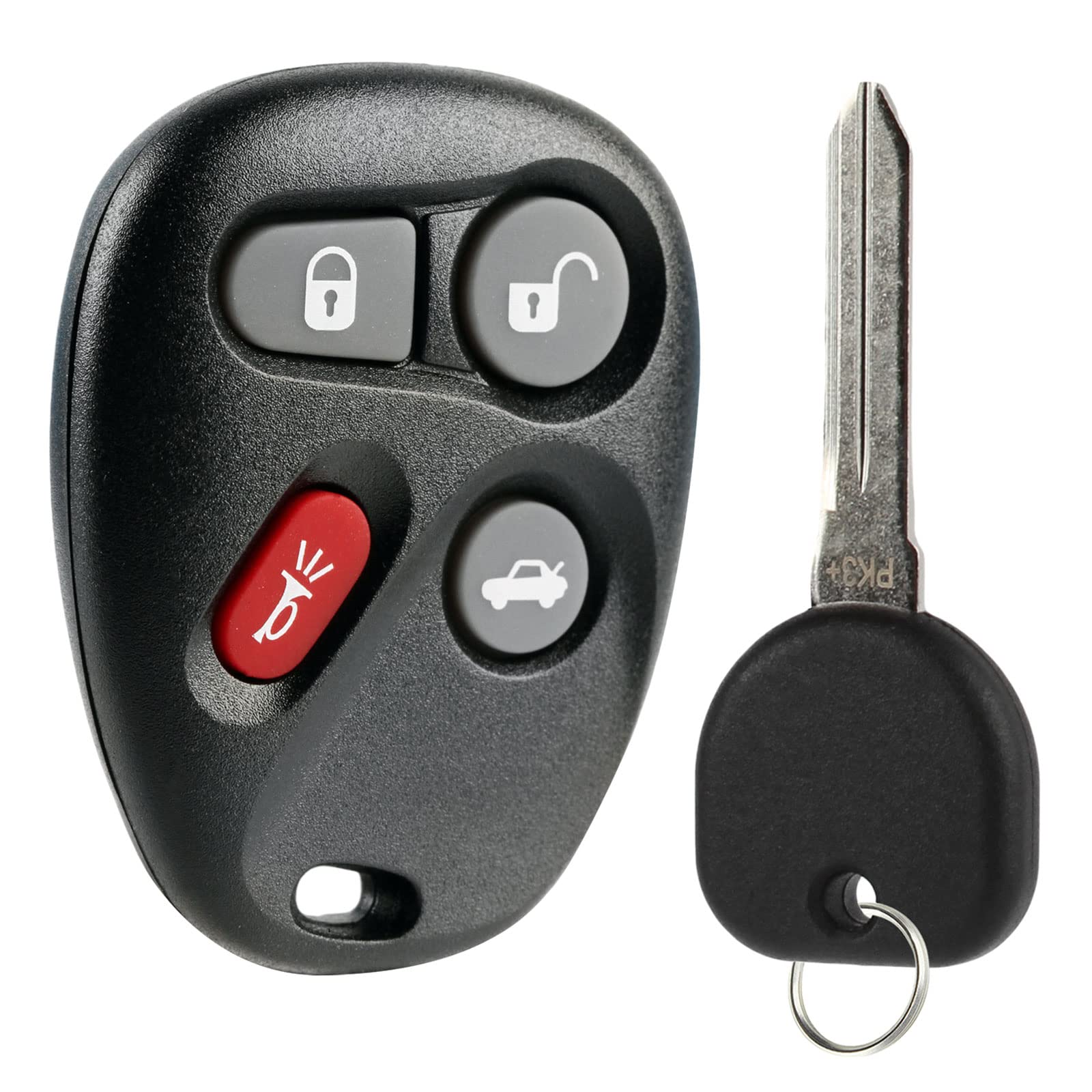 2003-2007 Cadillac CTS Key Fob Keyless Entry Remote with PK3 Key (12223130-50) - Replacement Car Key for Easy Vehicle Access & Security