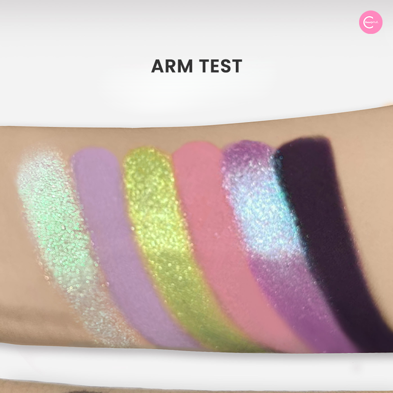 CHOIZ BEAUTY Night Galaxy 6 Color Eyeshadow Palette - Highly Pigmented, Long Lasting Makeup for Party, Date Night & Special Occasions