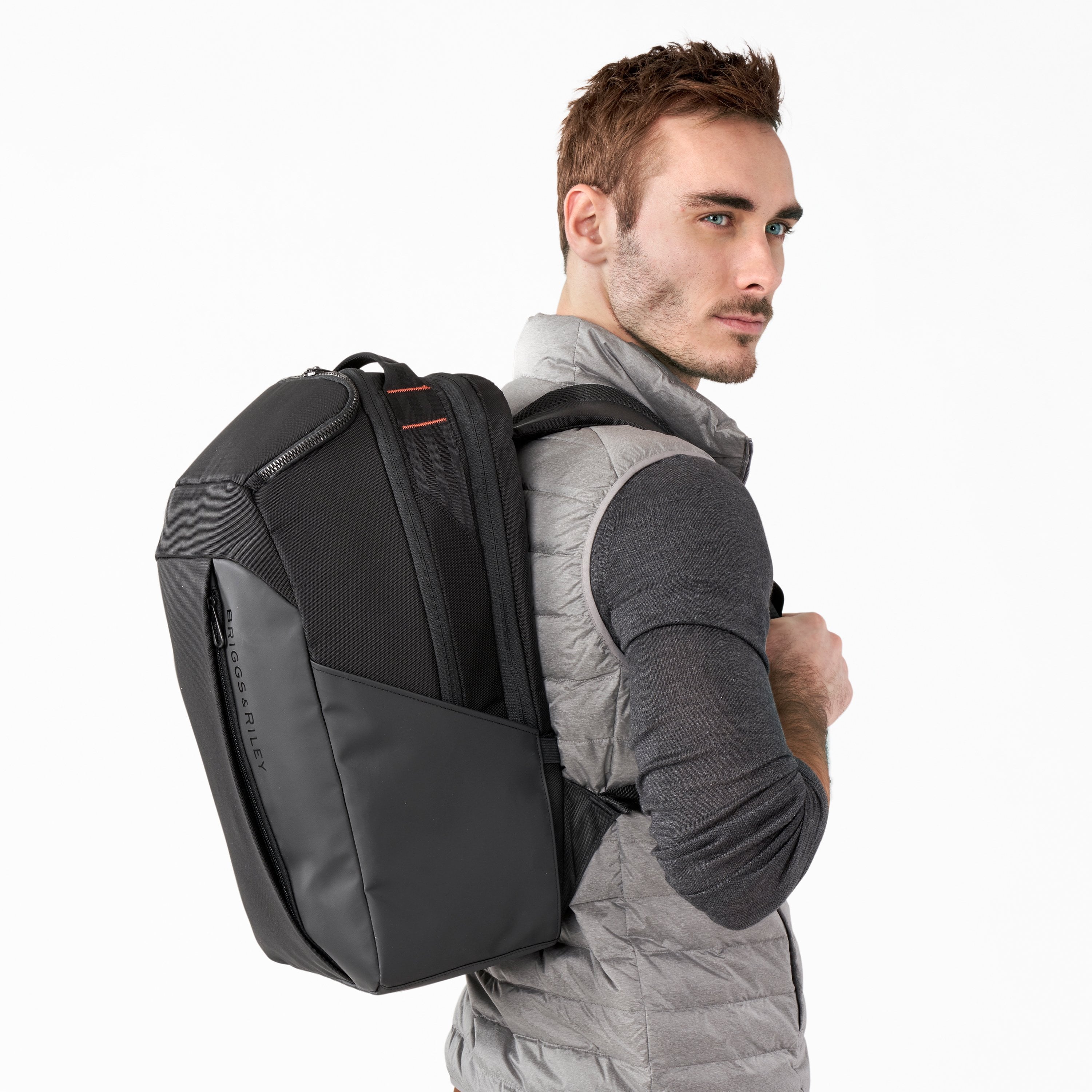 Briggs & Riley ZDX Cargo Backpack - Durable Travel & Work Backpack with Expandable Storage for Laptops, Business Trips & Outdoor Adventures