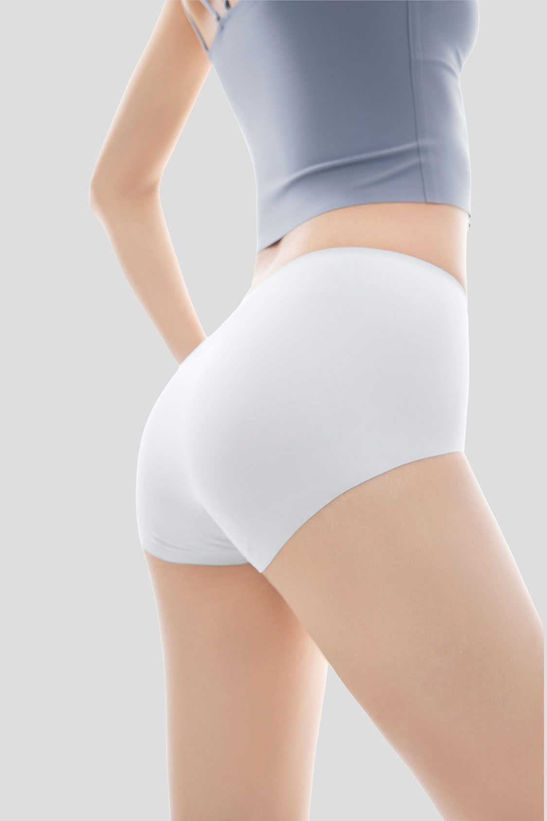 Bare Women's No W Seamless Sports Briefs - Comfortable Workout Underwear for Yoga, Running & Gym - High Waist Breathable Panties for Active Women
