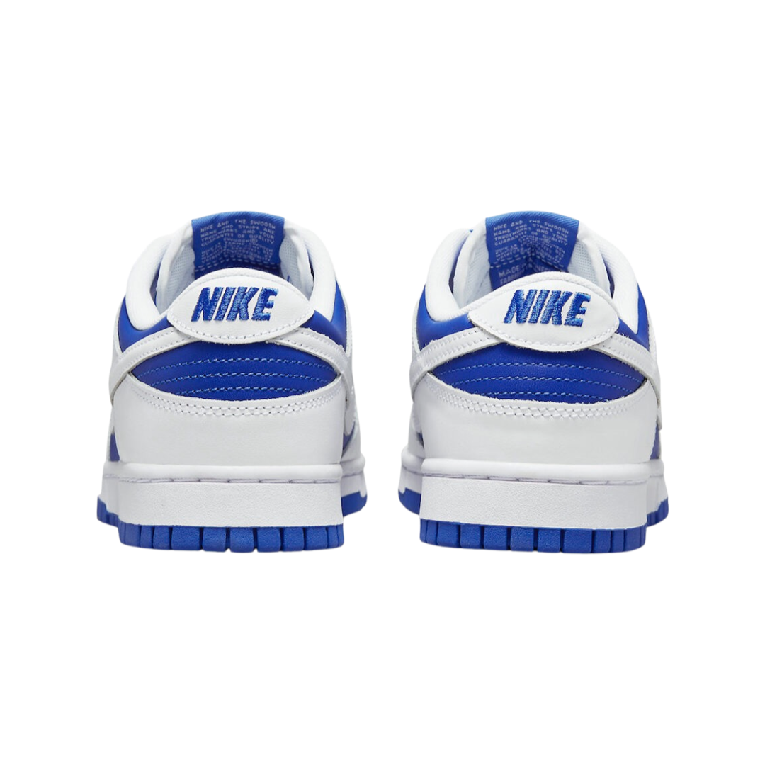 Nike Dunk Low Men's Shoes - Racer Blue & White Sneakers for Casual Wear, Running, and Street Style