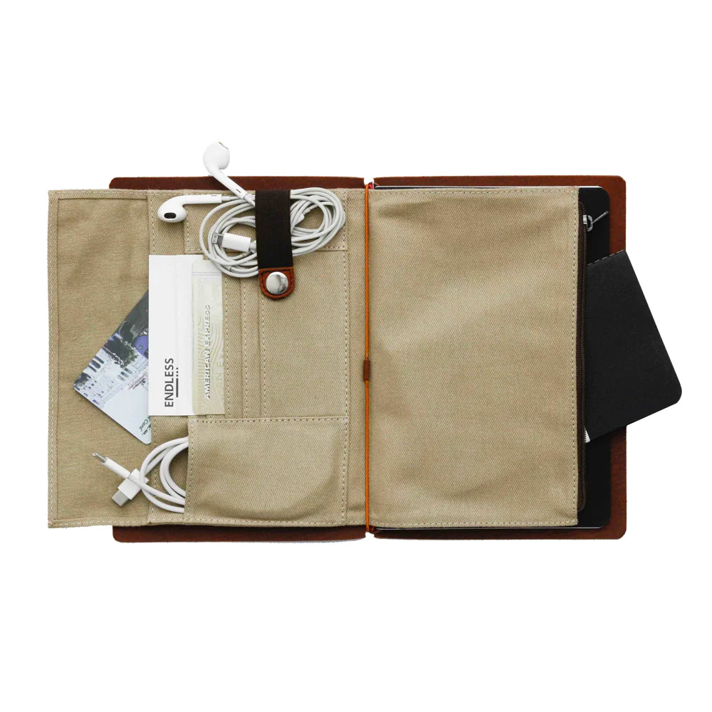 Endless Explorer Large Cotton Wallet for Men & Women - RFID Blocking Travel Wallet with Multiple Card Slots - Perfect for Everyday Use, Business Trips & Outdoor Adventures