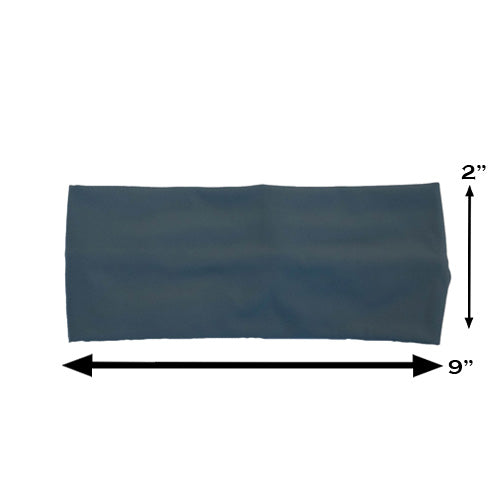 Stylish Sage Slate Headband for Women - Fashion Hair Accessory for Workouts, Yoga & Everyday Wear