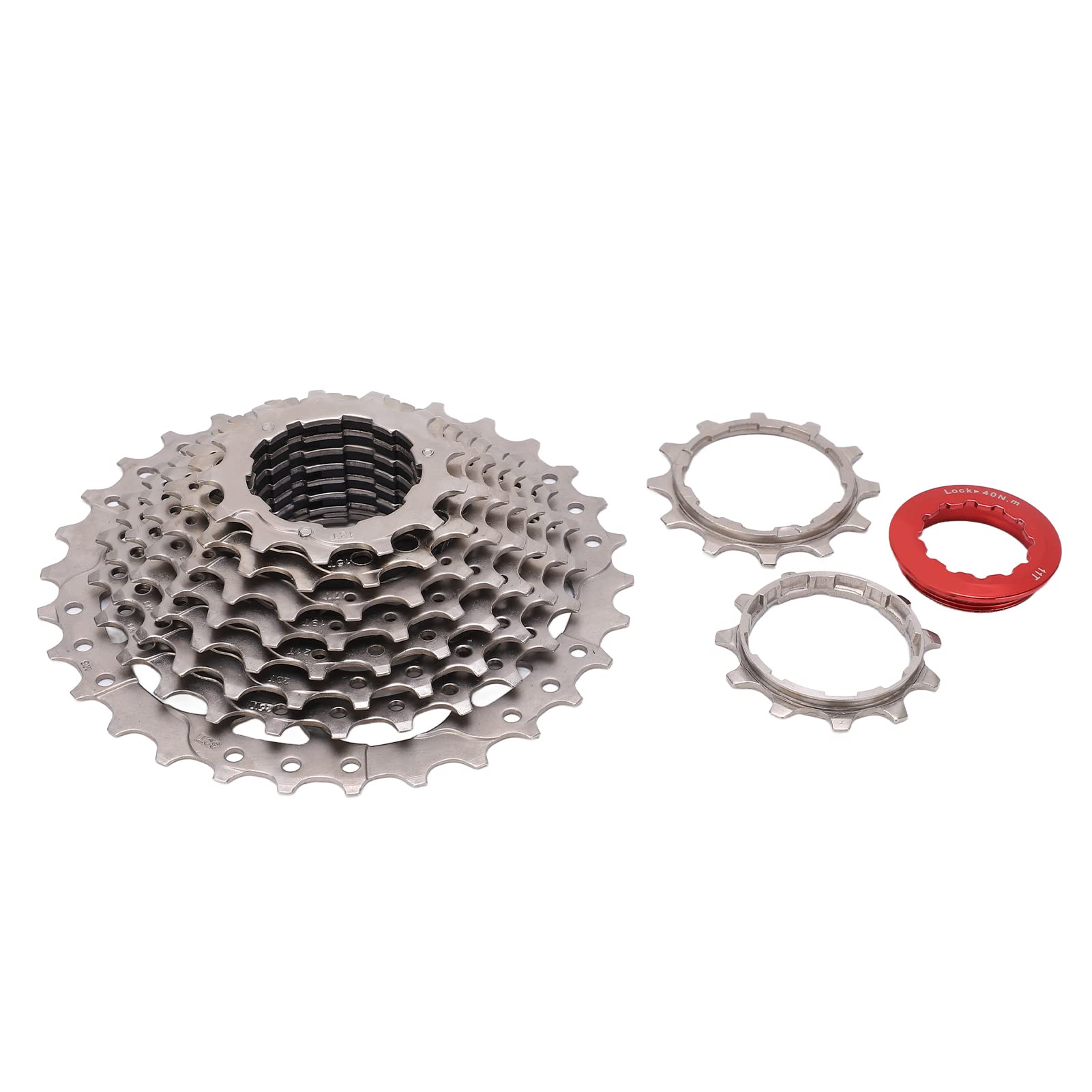 Alomejor 10-Speed Bike Cassette 11-30T - High Performance Road & Folding Bike Cassette Flywheel - Compatible with Shimano/SRAM - Perfect for Commuting, Racing & Urban Cycling