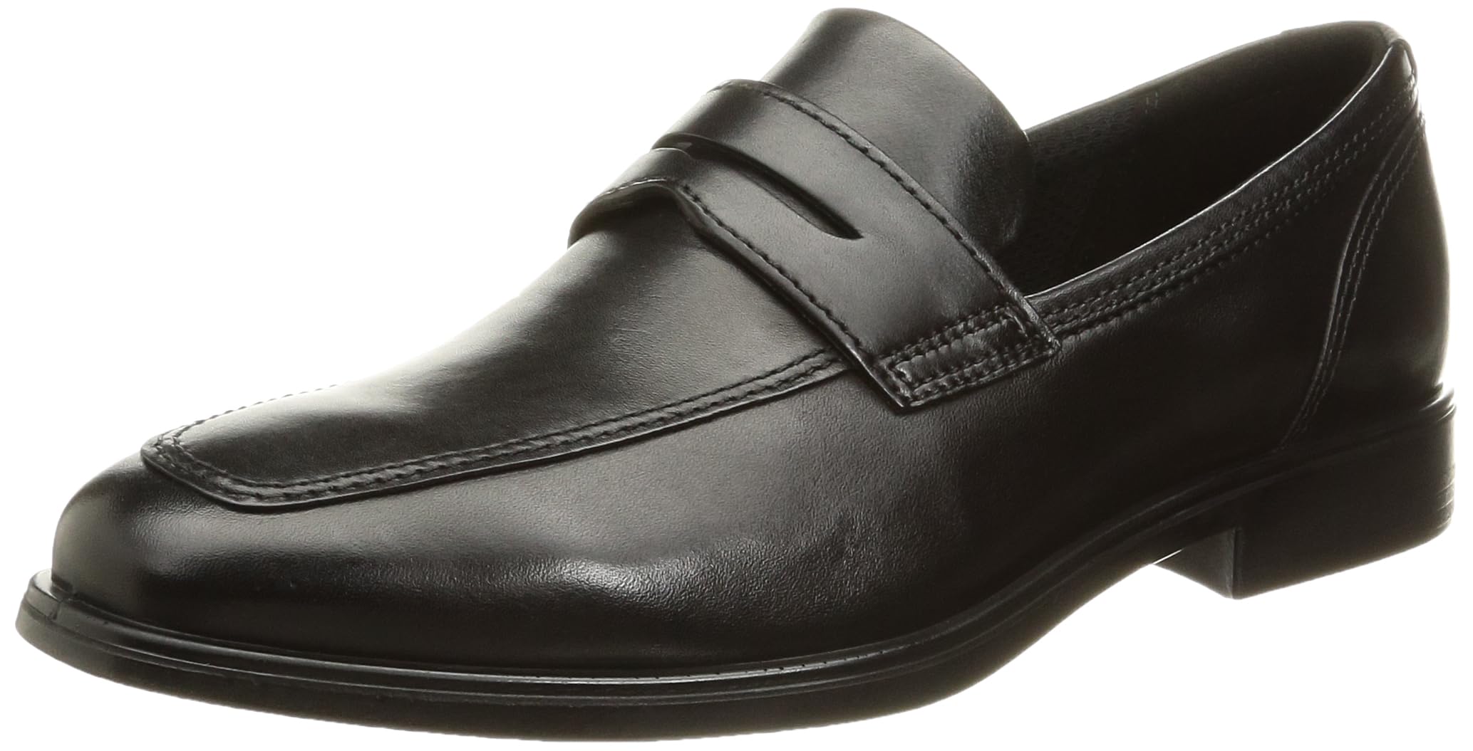 ECCO Men's Queenstown Penny Loafer - Comfortable Casual Slip-On Shoes for Business & Travel | Premium Leather Dress Loafers for Men