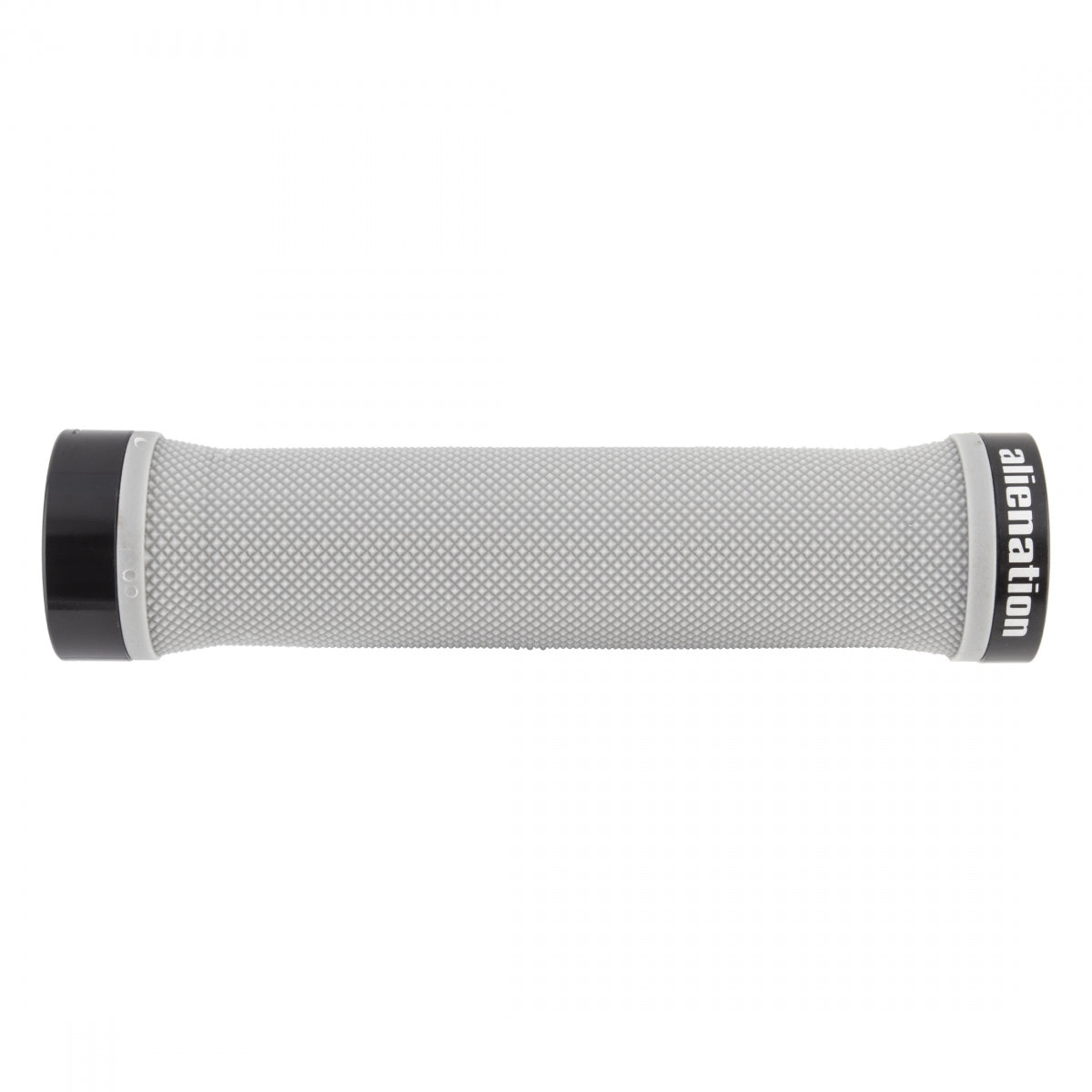 Alienation Moto Vexk II Single Lock On Grey 135mm BMX Bike Grips - Durable Comfortable Handlebar Grips for BMX, Mountain & Road Bikes - Perfect for Urban Commuting, Off-Road Adventures & Bike Tricks