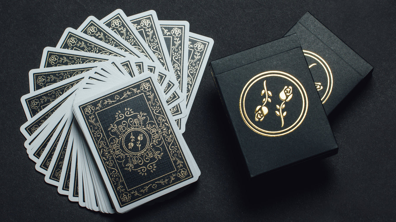 Black Roses 10 Year Anniversary Playing Cards - Premium Collectible Deck for Card Games, Magic Tricks & Poker Night - Perfect Gift for Card Enthusiasts