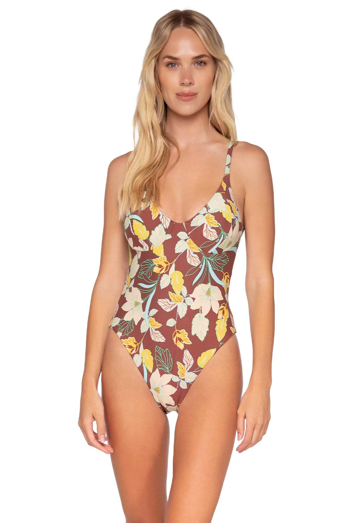 Jane One Piece Swimsuit for Women - Sexy High Waisted Bathing Suit with Tummy Control - Perfect for Beach Vacation, Pool Party & Summer Swimwear