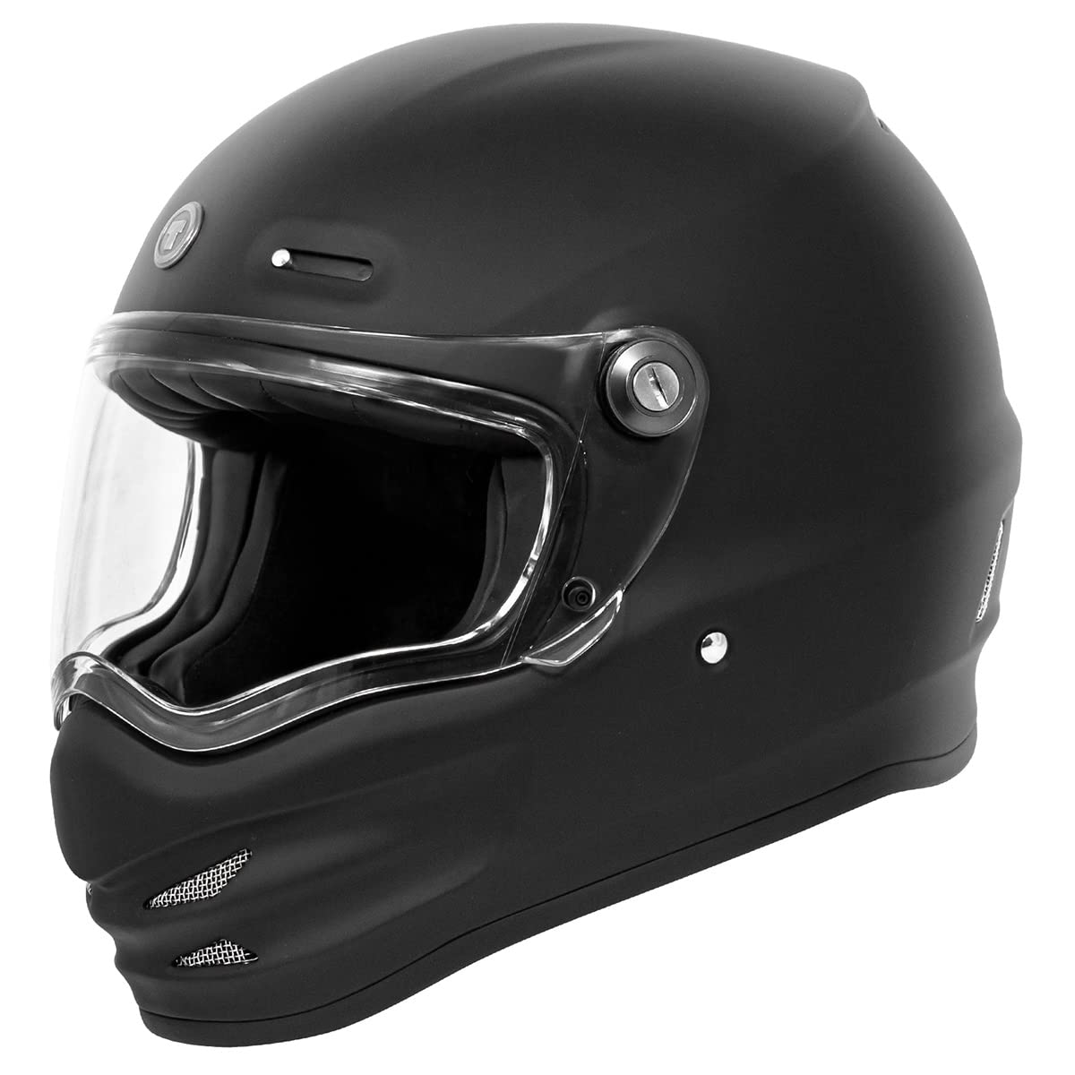 TORC T9 / Pomona Fiberglass Full Face Retro Motorcycle Helmet - DOT Approved - Vintage Style for Cruiser & Cafe Racer Bikes - Safe & Stylish Riding Gear for Men & Women
