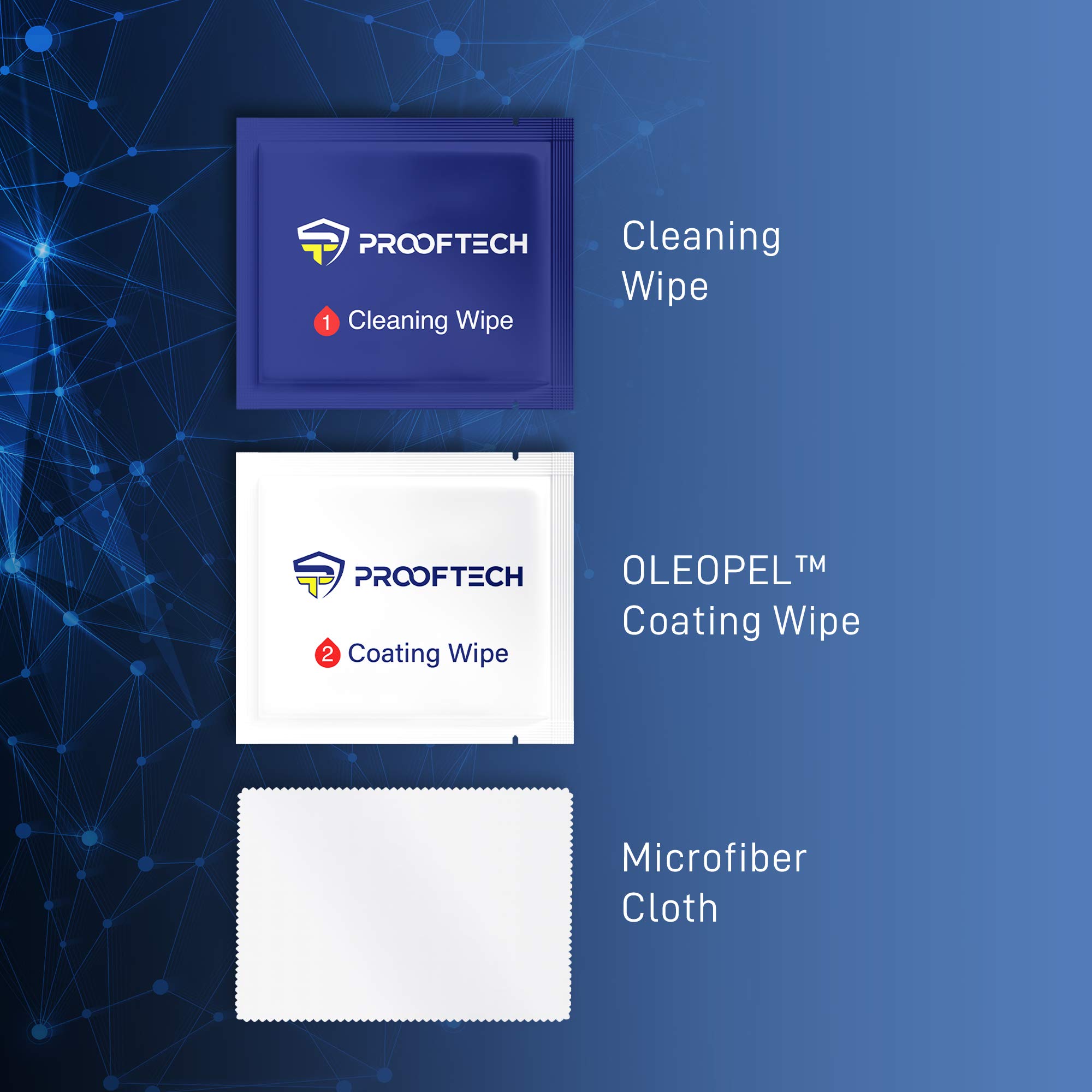 OLEOPEL Oleophobic Coating Kit 4ml - Anti-Fingerprint Liquid for Smartphones, Tablets, Smart Watches, Glasses & Camera Lenses | Touch Screen Protection | Easy Wipe-On Application for Clear View & Smudge-Free Experience