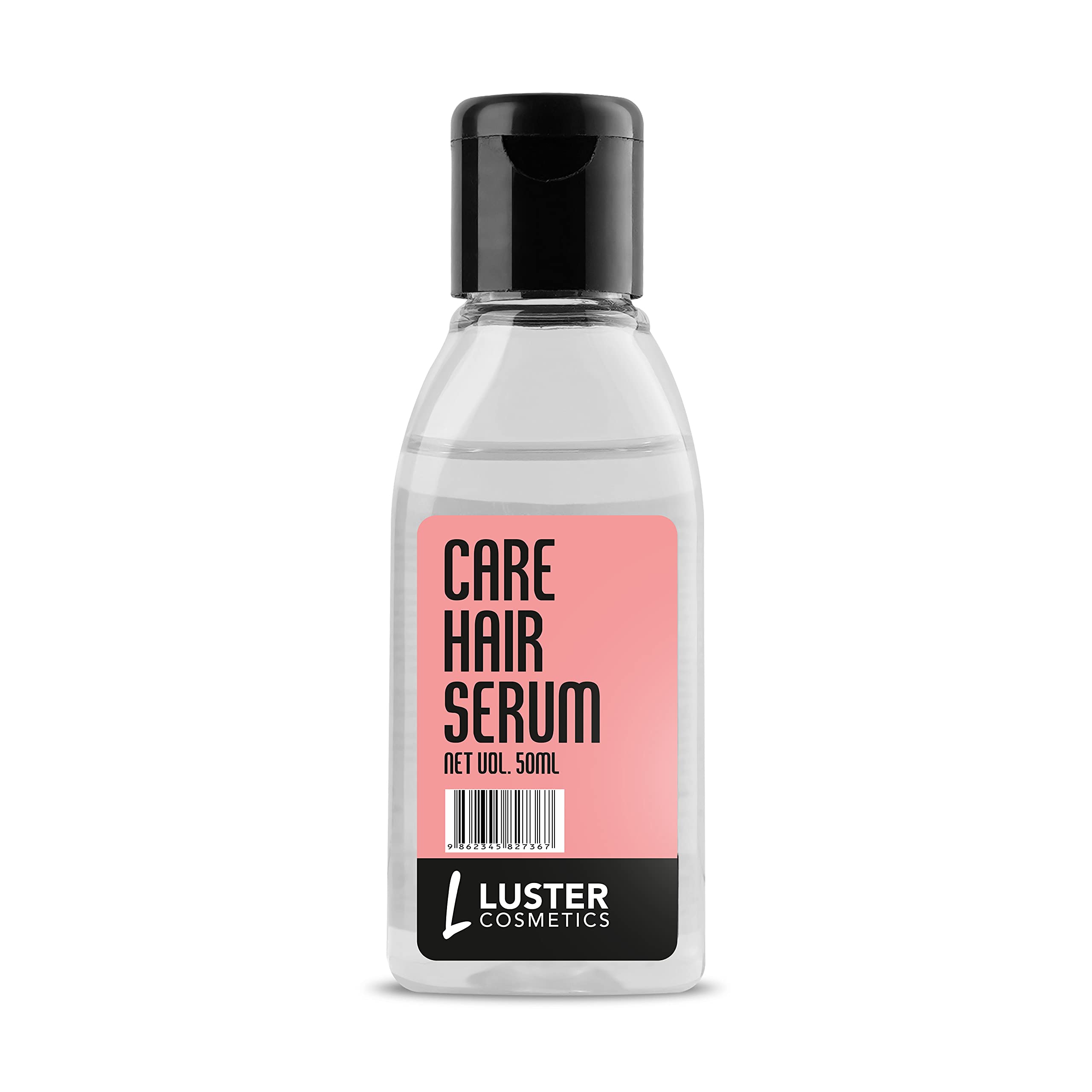 Luster Cosmetics Hair Serum for Smooth & Frizz-Free Hair - Lavender & Keratin Enriched Treatment for Women & Men - All Hair Types - Paraben & Sulfate Free - 50ml | Perfect for Daily Styling, Heat Protection & Damaged Hair Repair