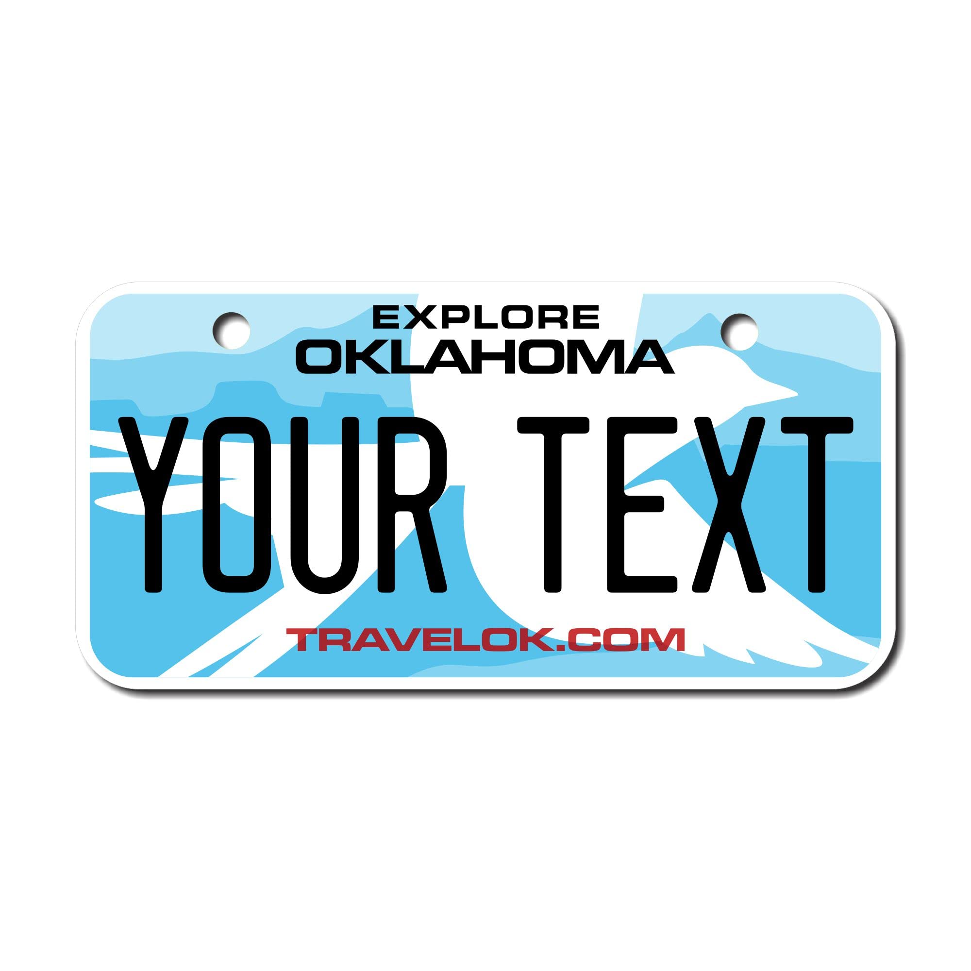 Personalized Oklahoma License Plate - Custom Aluminum 3