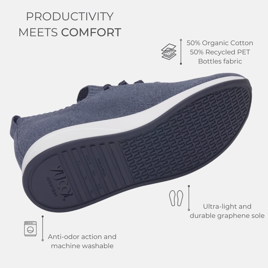 Fit Active Ease Slip-On Sneakers - Lightweight Comfortable Walking Shoes for Men & Women | Perfect for Gym, Travel & Everyday Wear