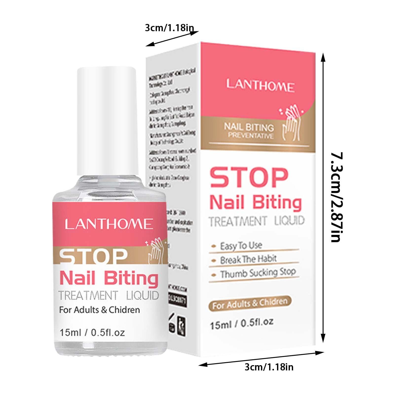 **Kids Non-Toxic Nail Polish – 15ml Bitter Anti-Biting & Thumb Sucking Deterrent | Safe, Portable Nail Care Solution for Children | Perfect for Home, Travel & School Use**