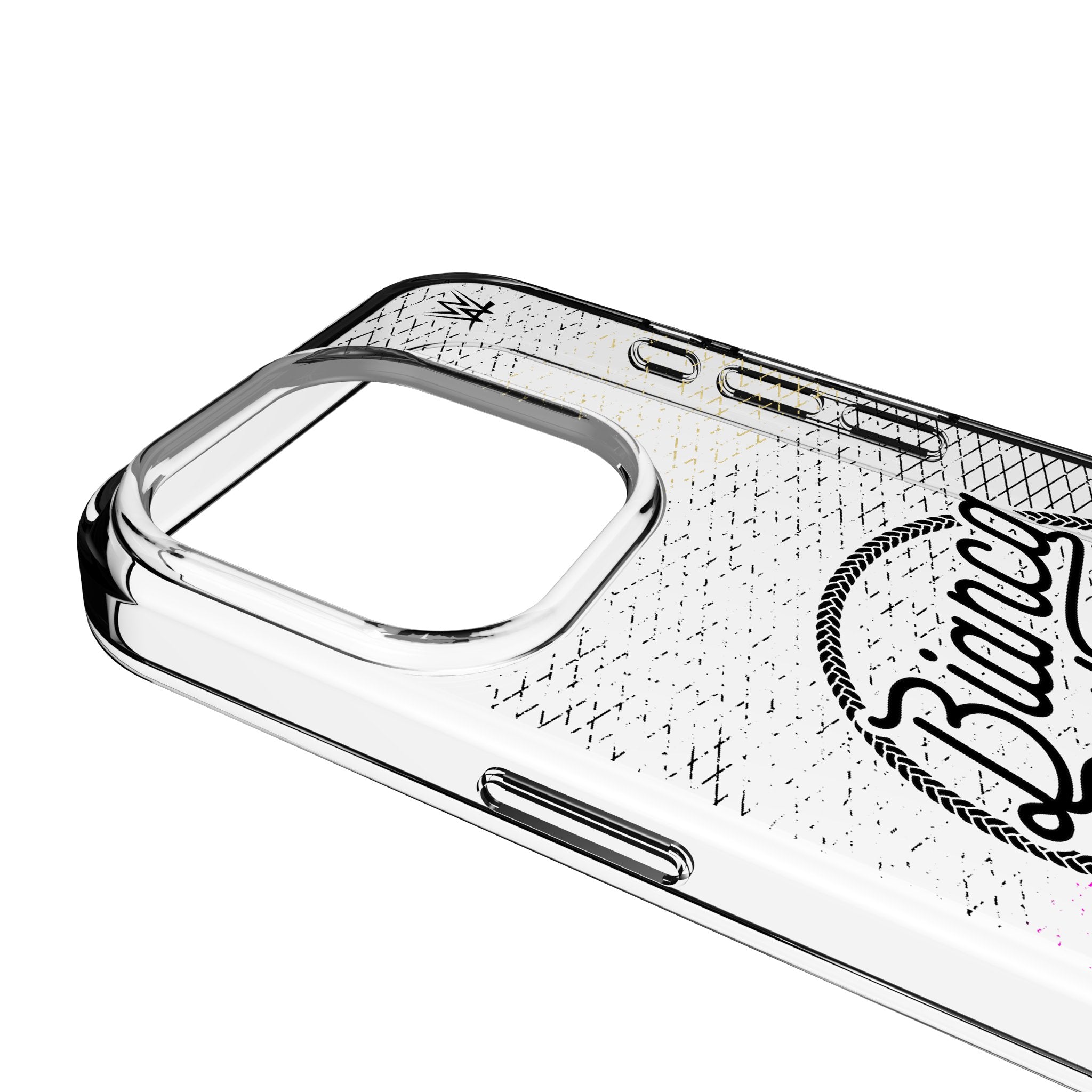 Bianca Belair Clear Shockproof Phone Case for Apple iPhone 14/13/12/11 - Slim Protective Cover with Steel Frame for Everyday Use & Travel