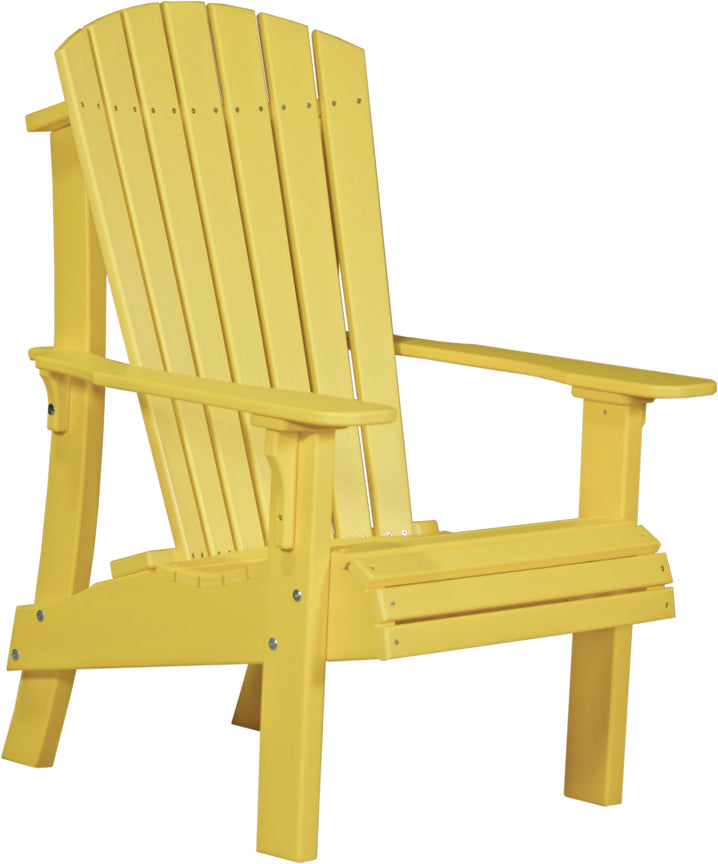 Premium Adirondack Chair - Heavy Duty Outdoor Patio Furniture, All-Weather Resin Wicker, Comfortable Lounge Chair for Garden, Poolside, Deck, and Backyard Relaxation