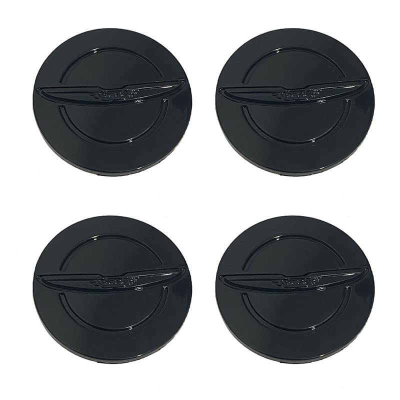 4PCS 64mm Wheel Center Cap Hub Cover for Chrysler 200 300 Pacifica - Replacement for Lost or Damaged Hubcaps (Perfect for Car Detailing & Wheel Protection)