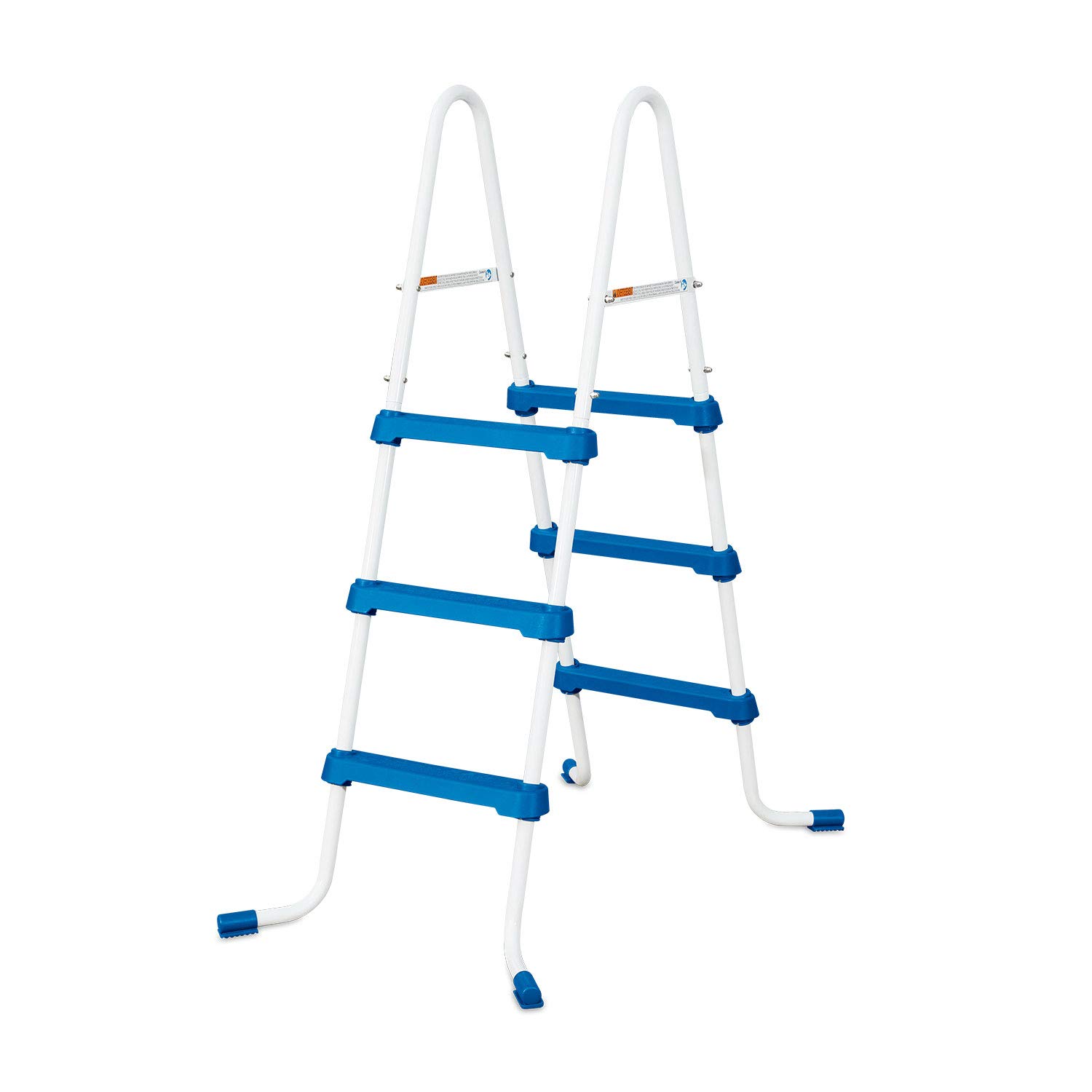 Summer Waves 42 Inch SureStep 3-Step Heavy Duty Steel Pool Ladder for Above Ground Swimming Pools | Safe & Sturdy Outdoor Pool Access | Perfect for Backyard, Inground, and Family Swimming Activities