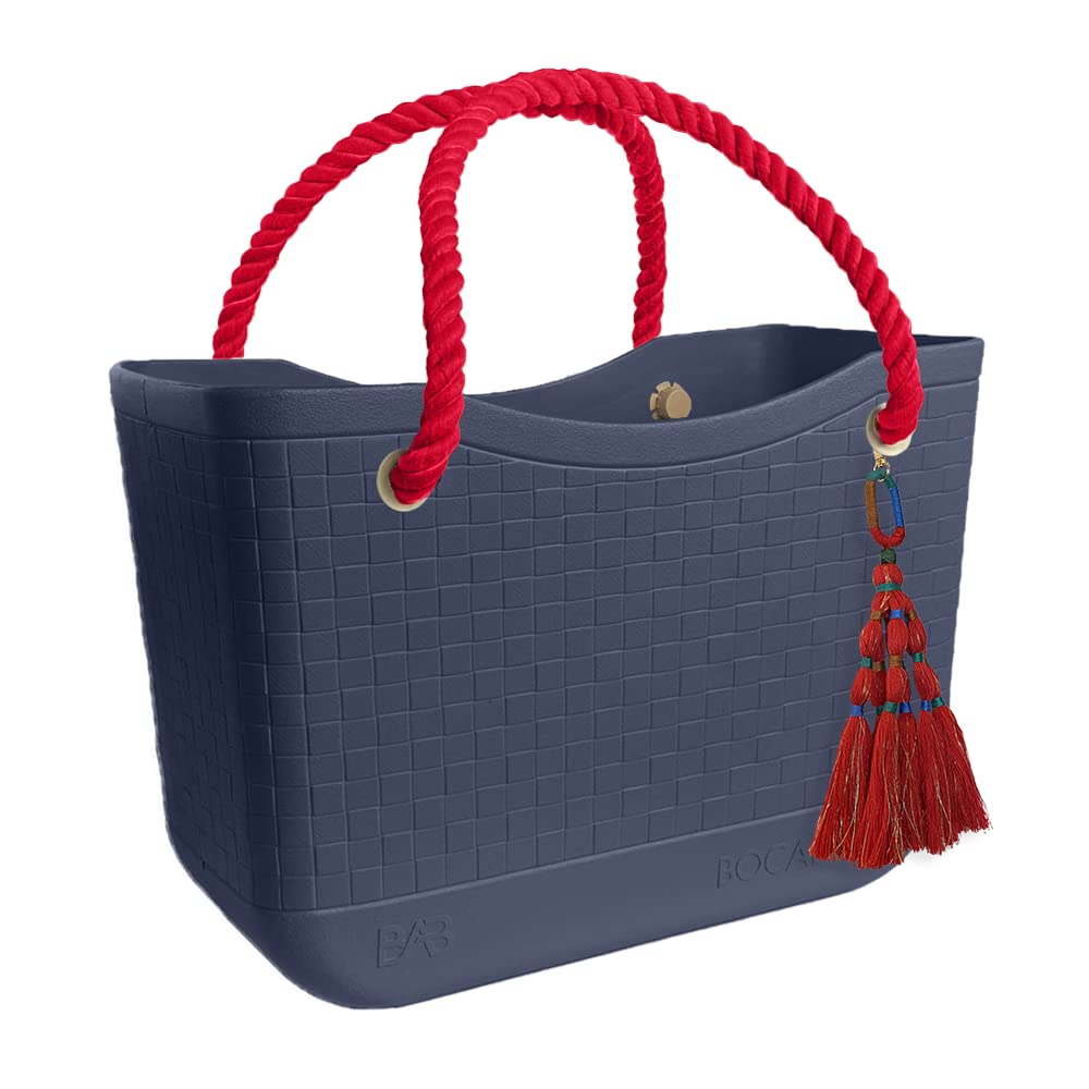 BocaBagg: Large Waterproof Beach Tote Bag for Women - Sand Resistant & Fade Proof - Perfect for Vacation, Pool, Travel & Summer Outings