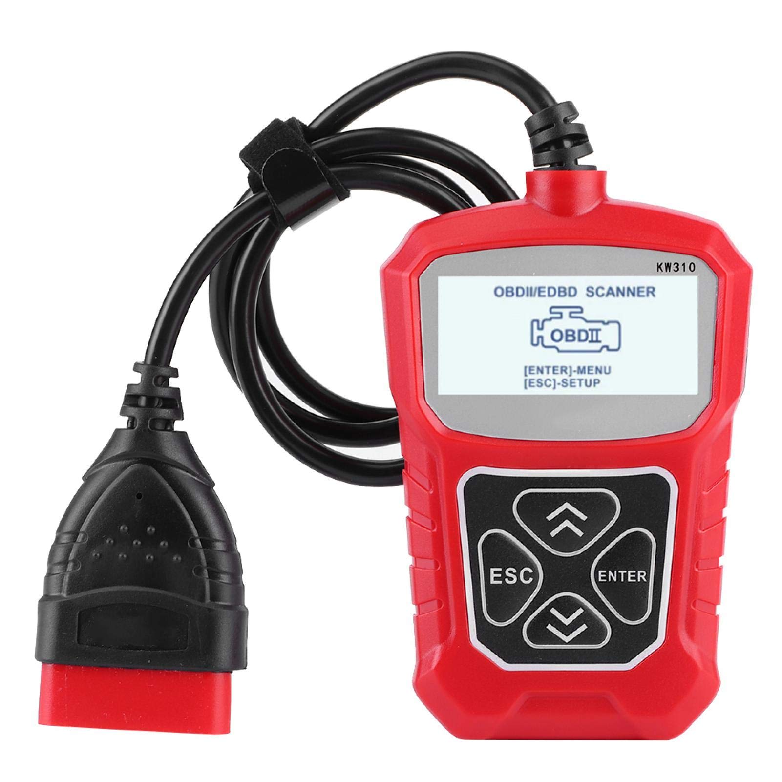 KW310 OBD2 Scanner - Universal Car Diagnostic Tool for Engine Fault Codes & Analysis - Perfect for DIY Auto Repairs