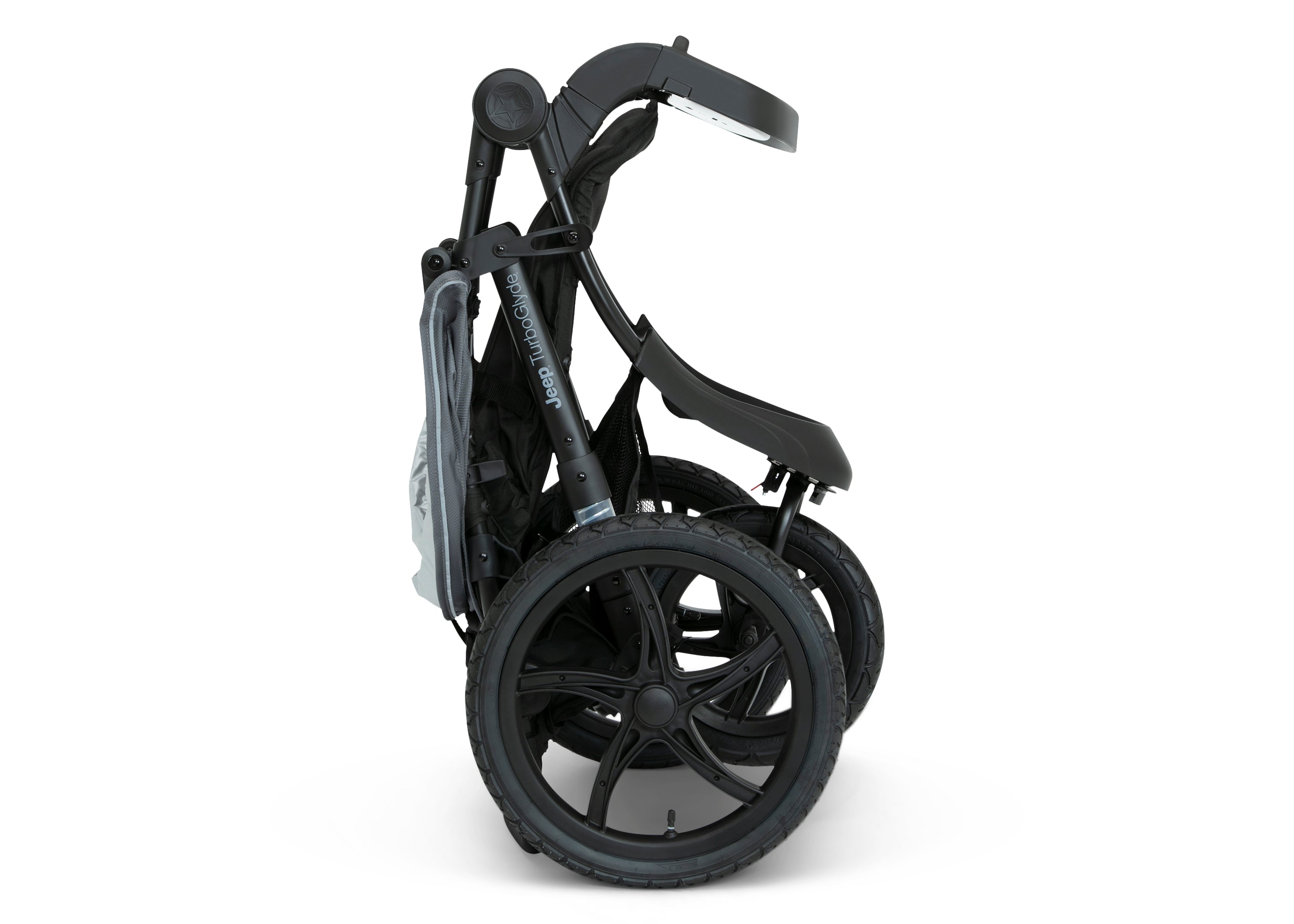 Jeep TurboGlyde All-Terrain Jogging Stroller for Running & Outdoor Adventures - Lightweight Baby Stroller with Shock Absorption for Smooth Rides on Trails, Parks & City Streets