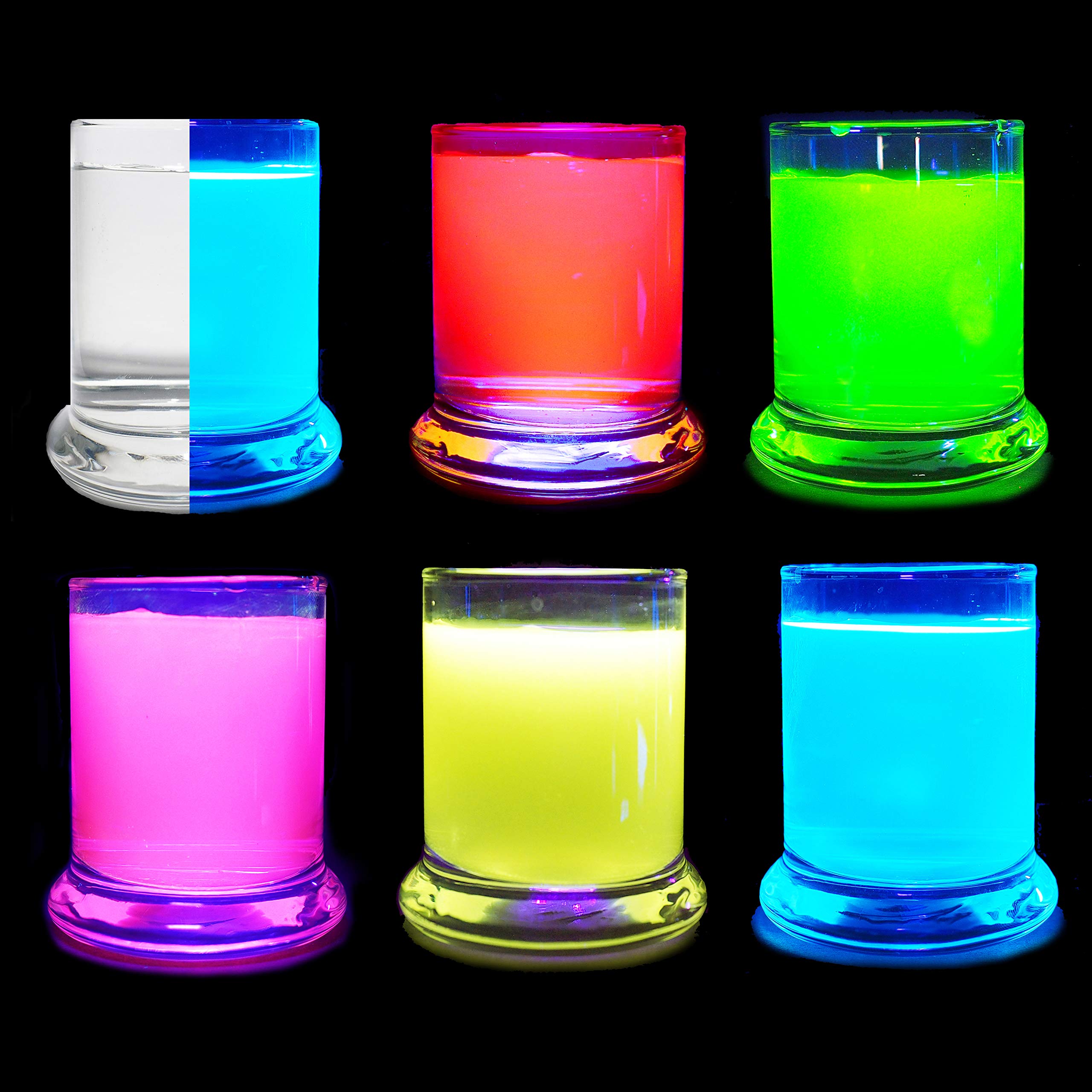 Fire Red UV Reactive Water Dye - High Visibility Glow in Dark Liquid for Pools, Fountains & Special Effects | Perfect for Night Parties, Events & Photography