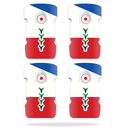 DJI Inspire 1 Battery Skin Wrap (4 Pack) - Puerto Rican Flag Design - Durable Protective Cover Sticker for DJI Drone Batteries - Perfect for Travel, Outdoor Adventures & Aerial Photography