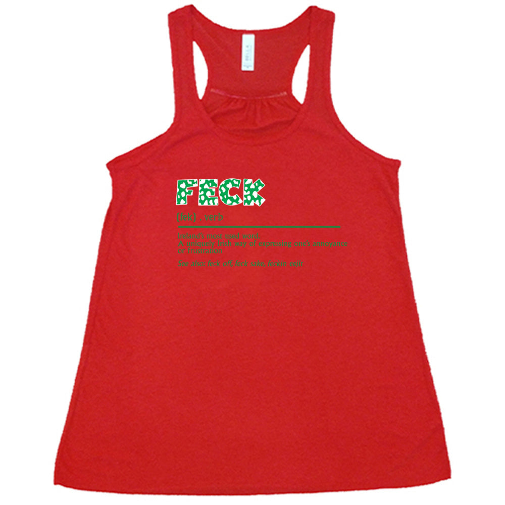 Feck Definition Shirt - Funny Irish Slang T-Shirt - Perfect for St. Patrick's Day & Irish Pride Events