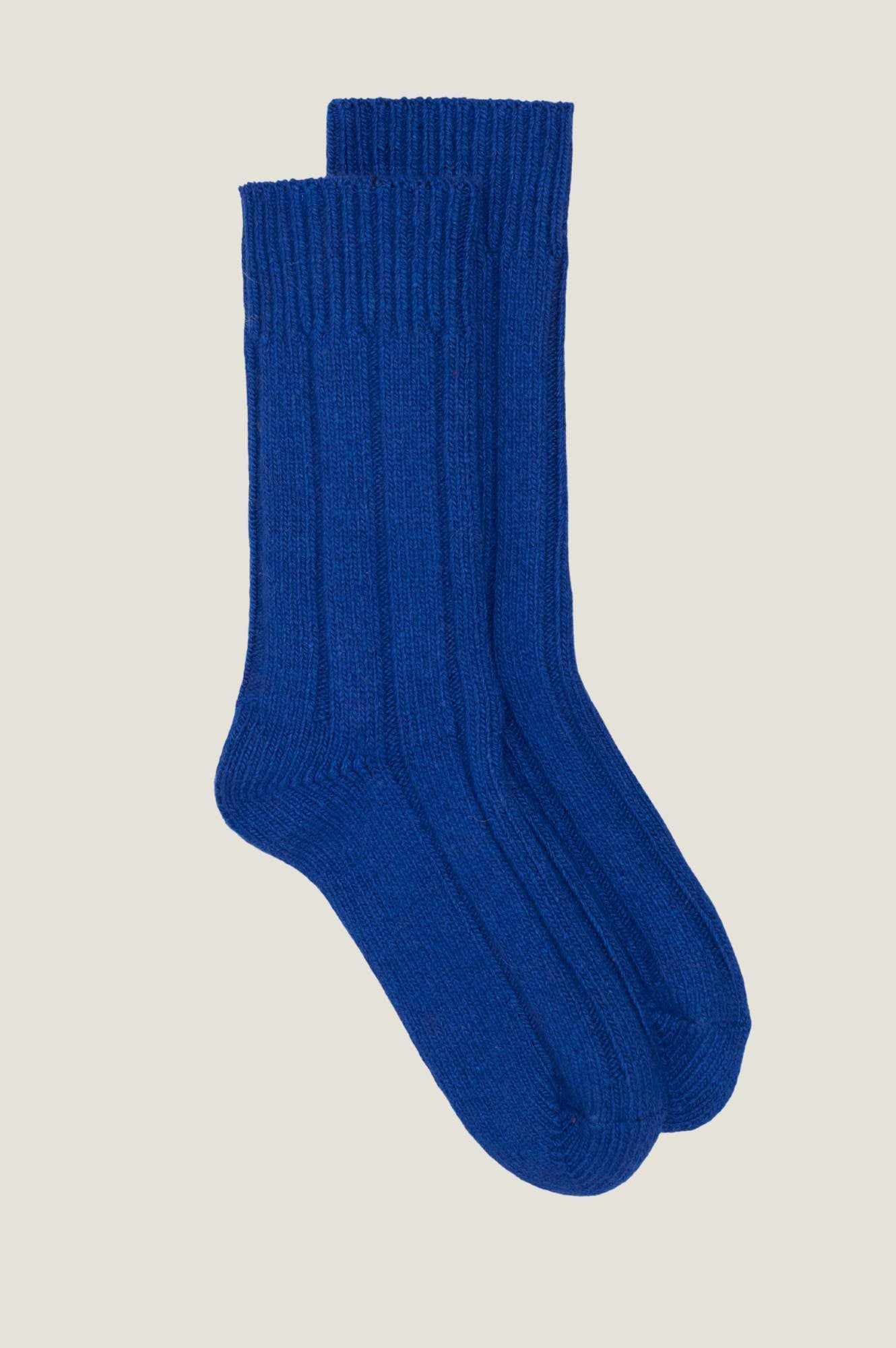 Breathable Ribbed Socks for Men & Women - Comfortable Blue Cotton Ankle Socks - Perfect for Running, Yoga & Everyday Wear