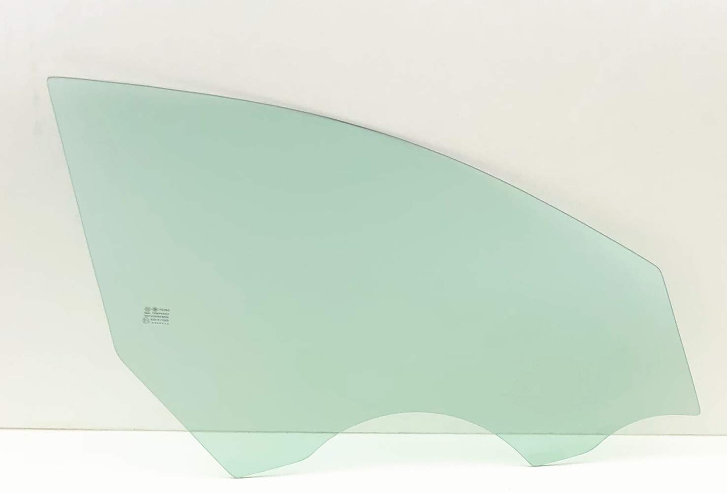 Tempered Passenger Right Side Front Door Window Glass Replacement for Kia Optima 2011-2015 Models - Durable & Safe Auto Part for Car Window Repair and Replacement