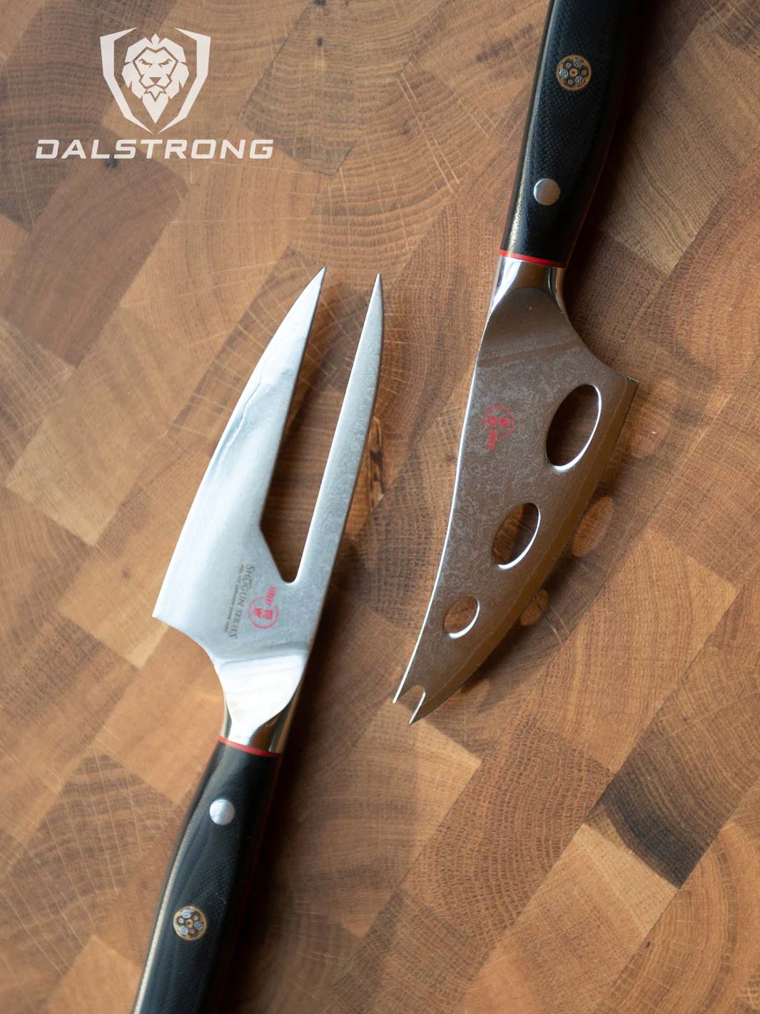 Dalstrong Shogun Series ELITE 4-Piece Cheese Knife Set - Premium Stainless Steel Cheese Slicers for Charcuterie Boards, Wine Pairings & Gourmet Entertaining