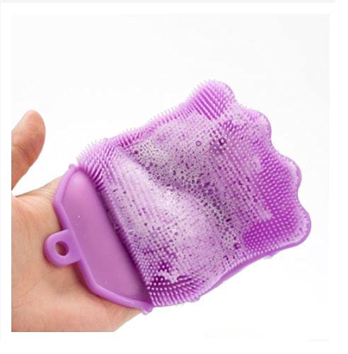 MEECOSTE Multifunctional Silicone Bath Brush & Body Scrubber for Babies & Kids - Anti-Cellulite Exfoliating Shower Gloves - Gentle Skin Care for Infant Bath Time & Toddler Shower Routine